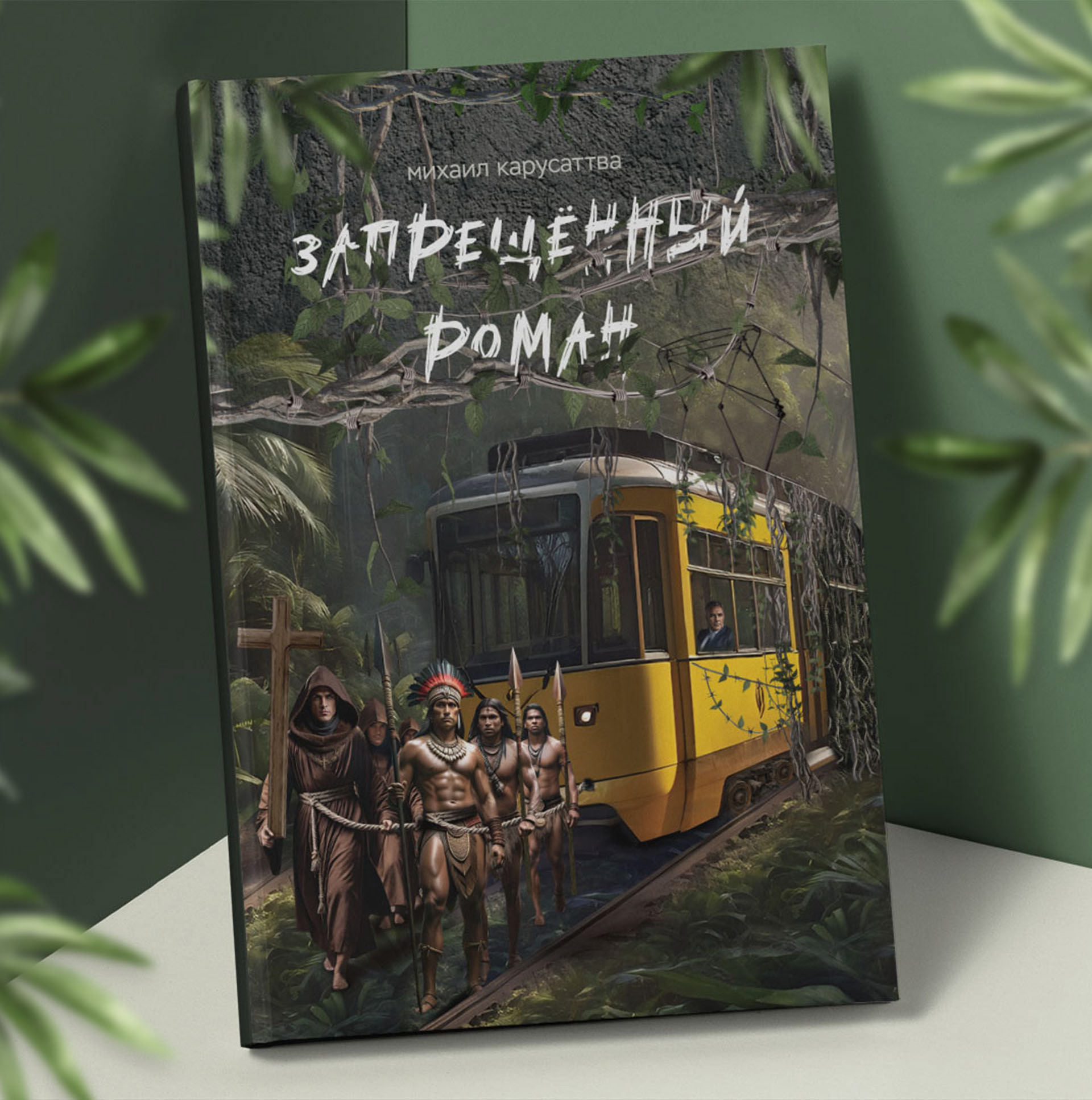 Обложка фантастической книги "Запрещенный роман" — Изображение №1 — Иллюстрация, Графика на Dprofile