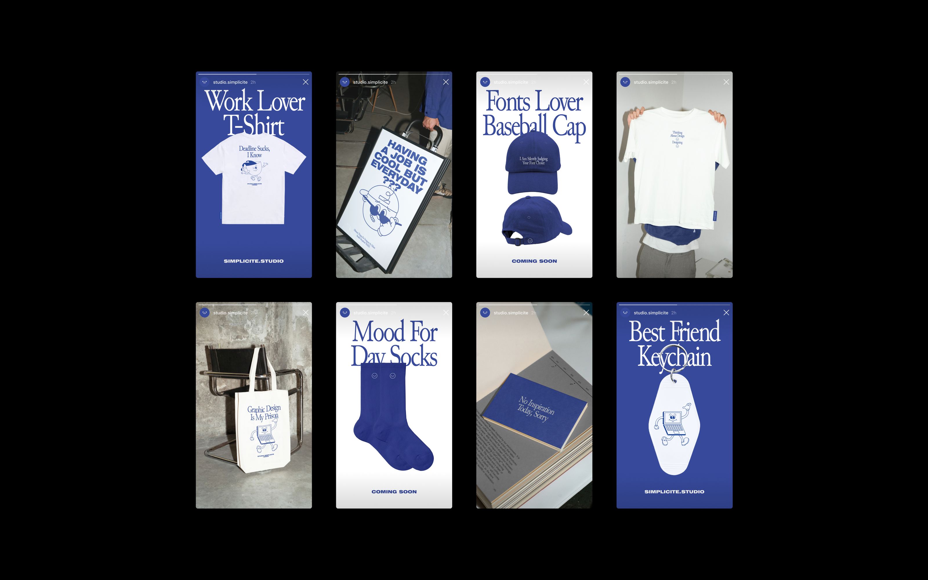 STUDIO SIMPLICITÉ MERCH — Изображение №11 — Интерфейсы, Брендинг на Dprofile