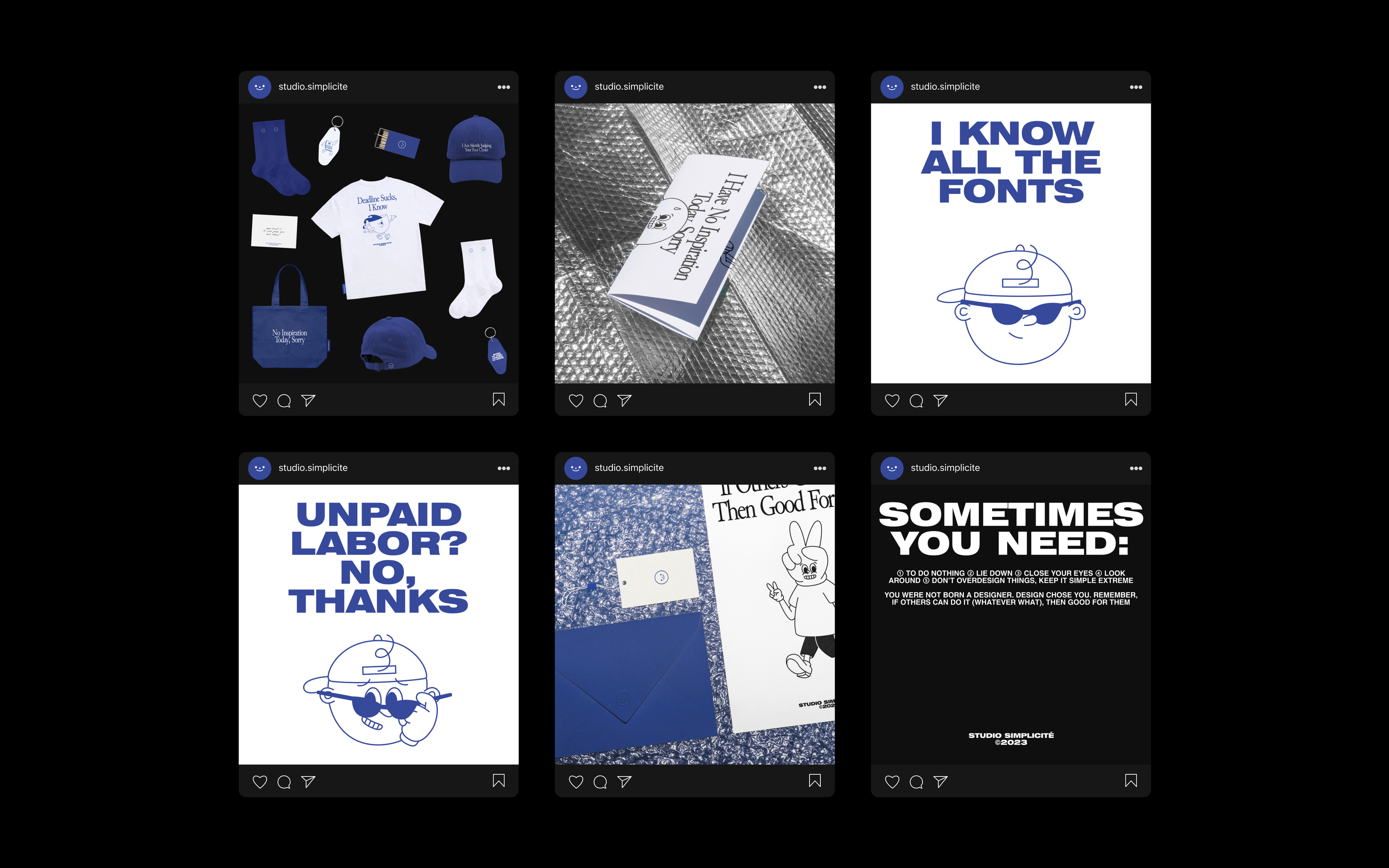 STUDIO SIMPLICITÉ MERCH — Изображение №9 — Интерфейсы, Брендинг на Dprofile