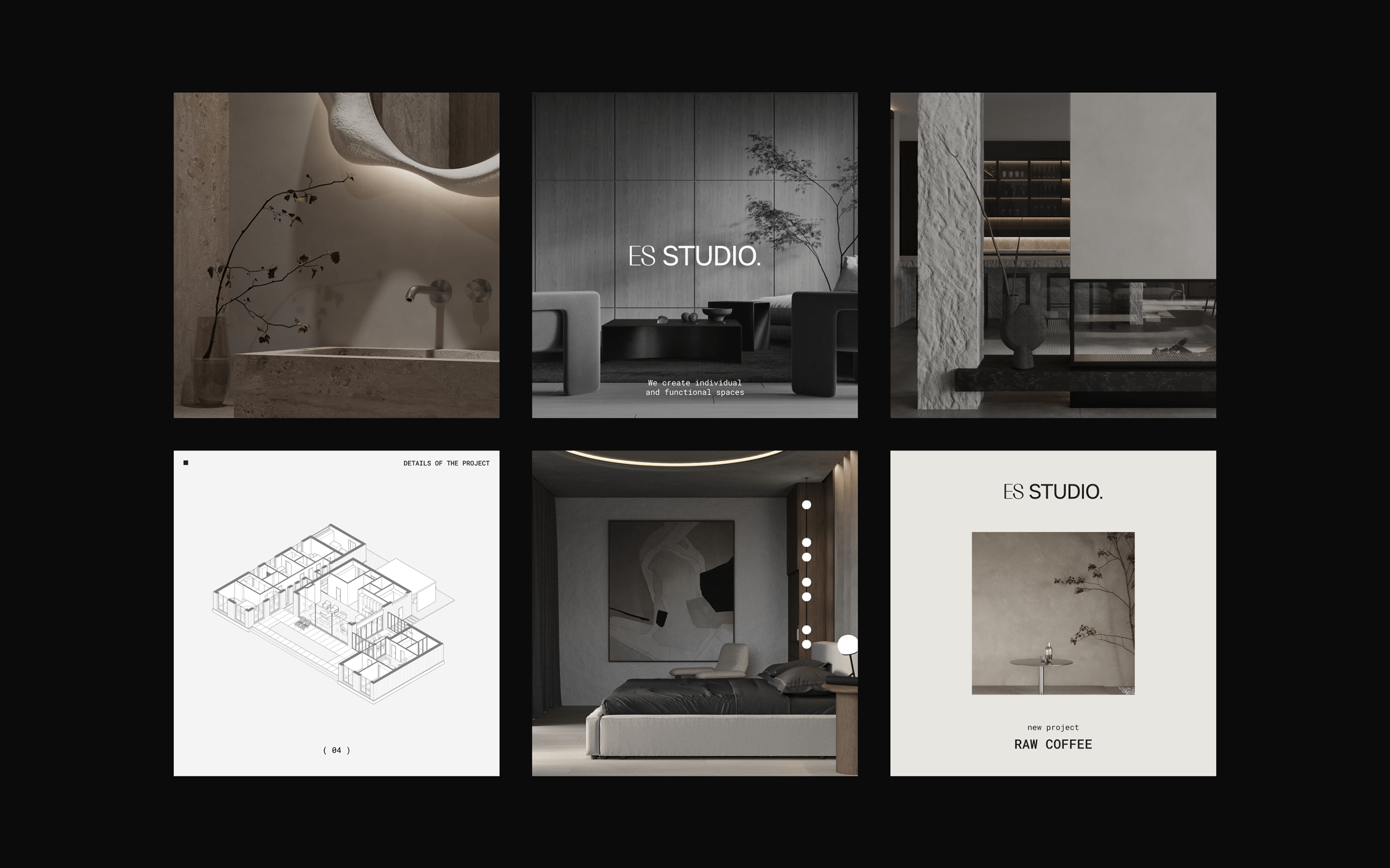 ES STUDIO. VISUAL IDENTITY & WEB DESIGN — Изображение №8 — Интерфейсы, Брендинг на Dprofile