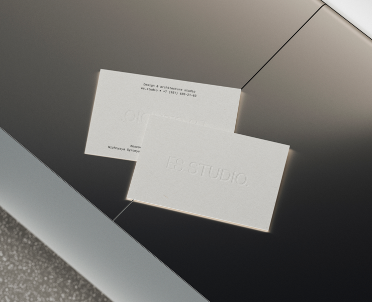 ES STUDIO. VISUAL IDENTITY & WEB DESIGN — Интерфейсы, Брендинг на Dprofile