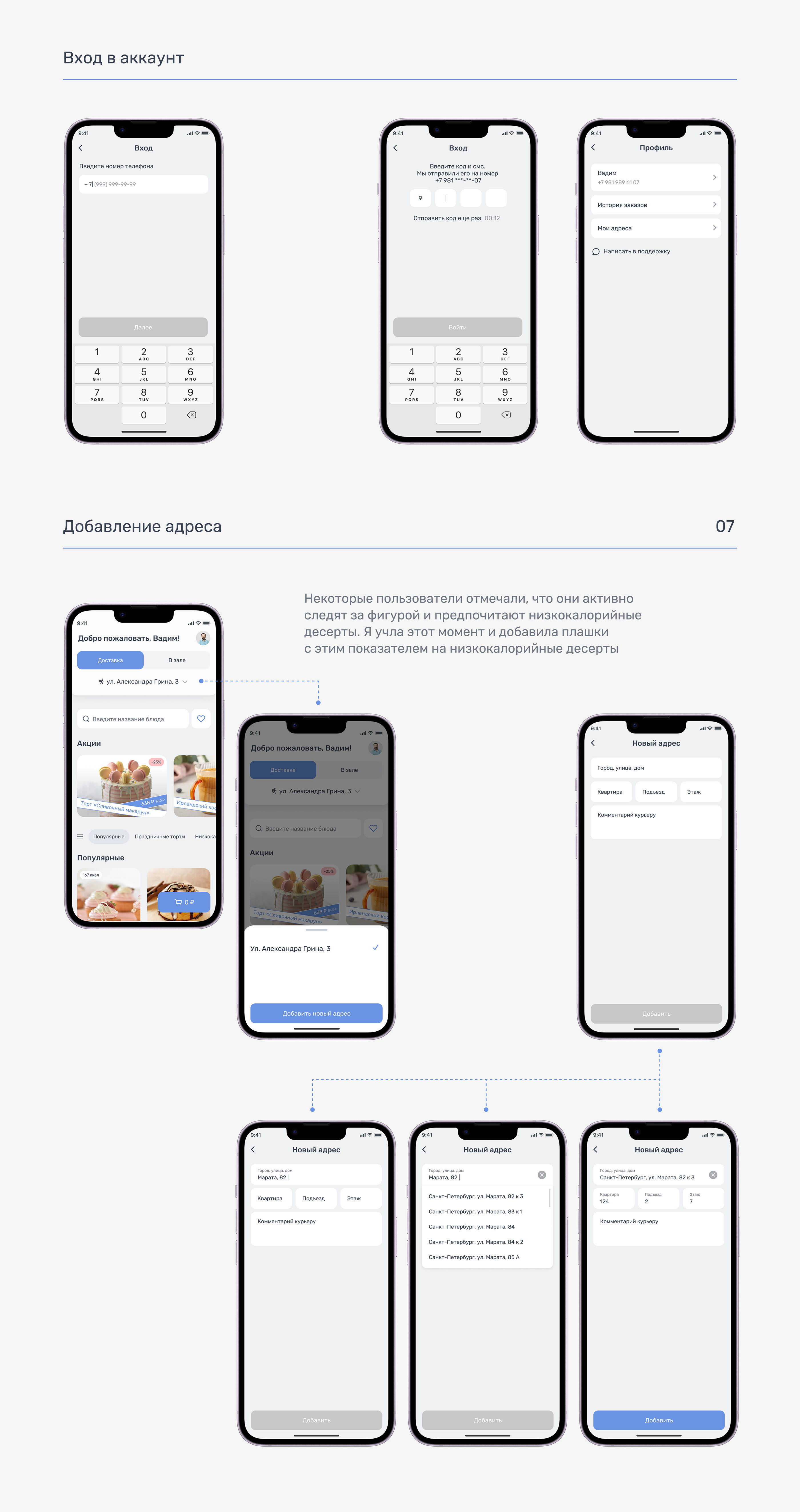 Сake delivery app — Изображение №8 — Интерфейсы на Dprofile