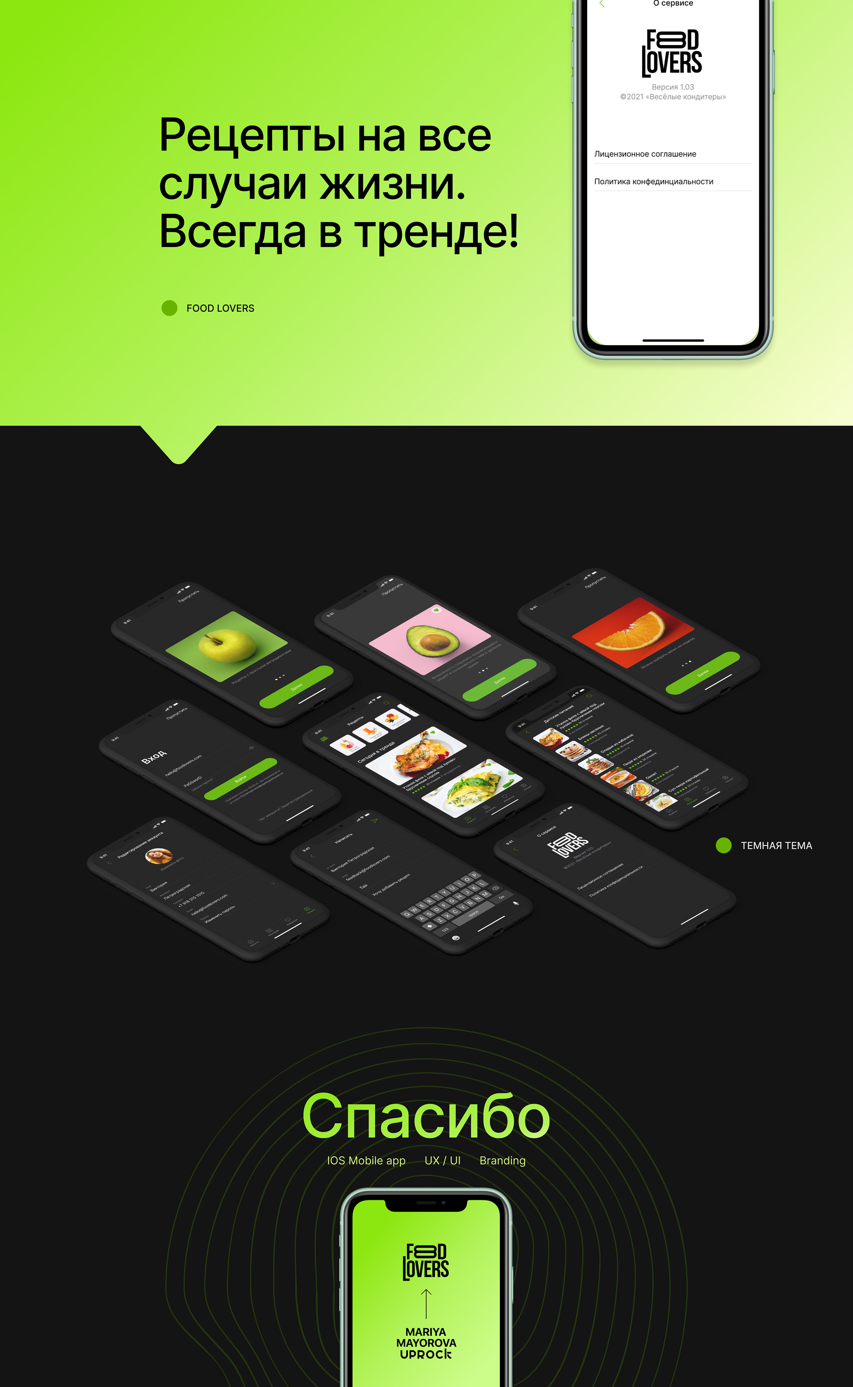 Food Lovers iOS Mobile App — Изображение №9 — Интерфейсы на Dprofile