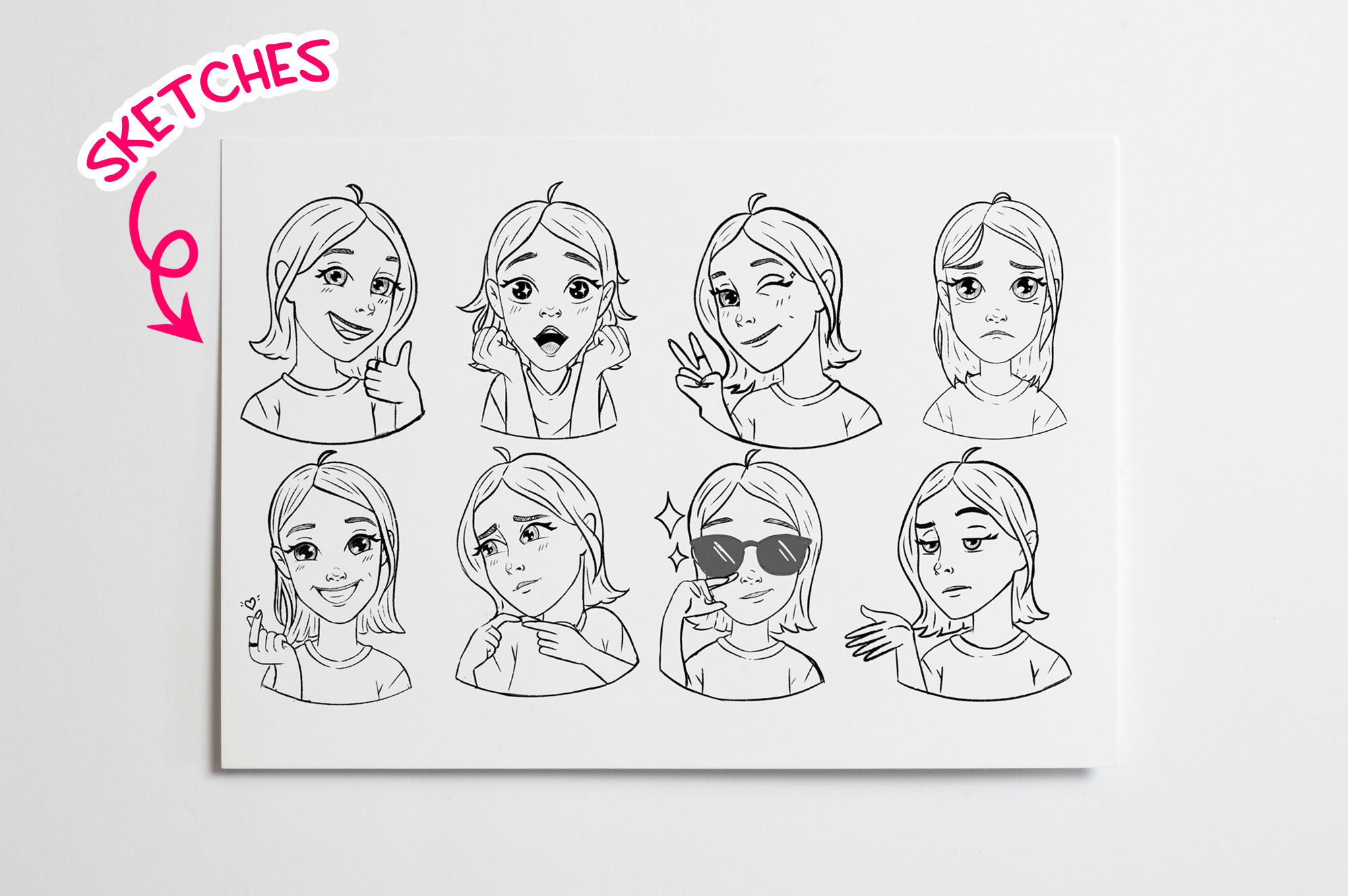 Персональный стикерпак/ Stickerpack — Изображение №2 — Иллюстрация на Dprofile