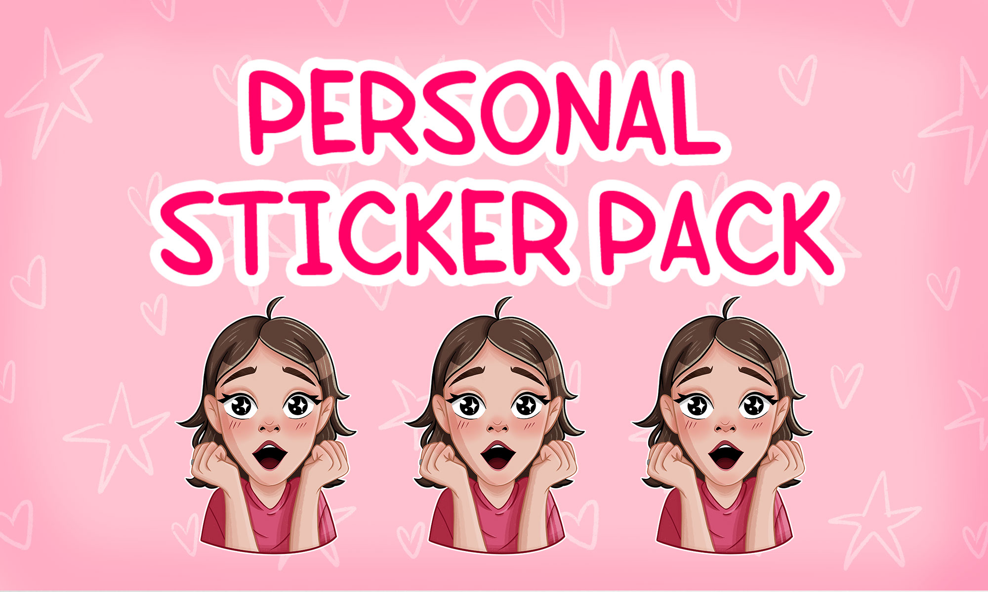 Персональный стикерпак/ Stickerpack — Изображение №1 — Иллюстрация на Dprofile