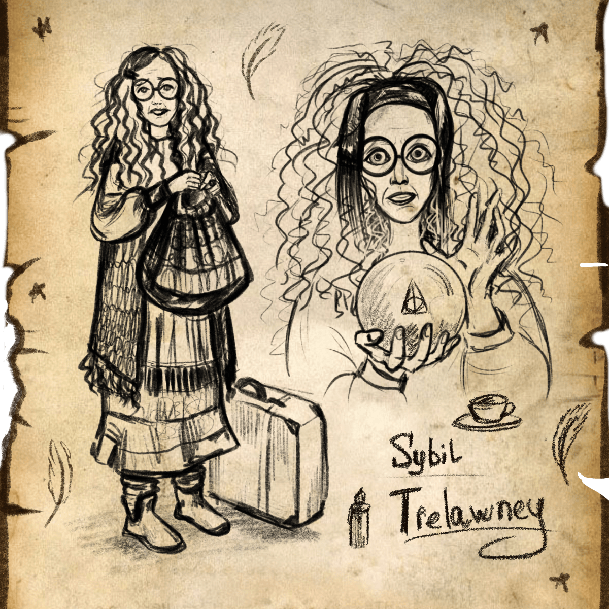 Harry Potter: Sketches of character designs. — Изображение №4 — Иллюстрация на Dprofile