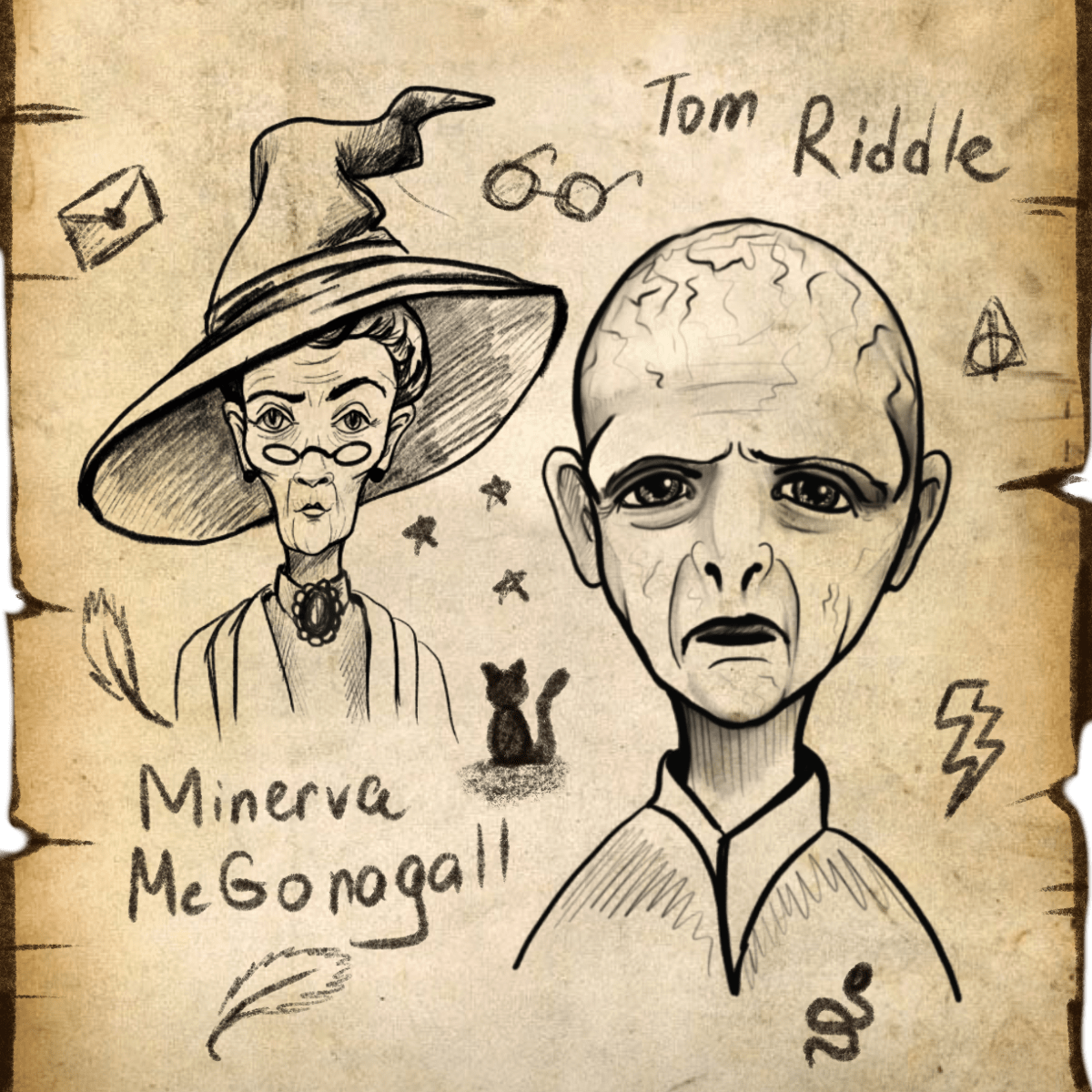 Harry Potter: Sketches of character designs. — Изображение №5 — Иллюстрация на Dprofile