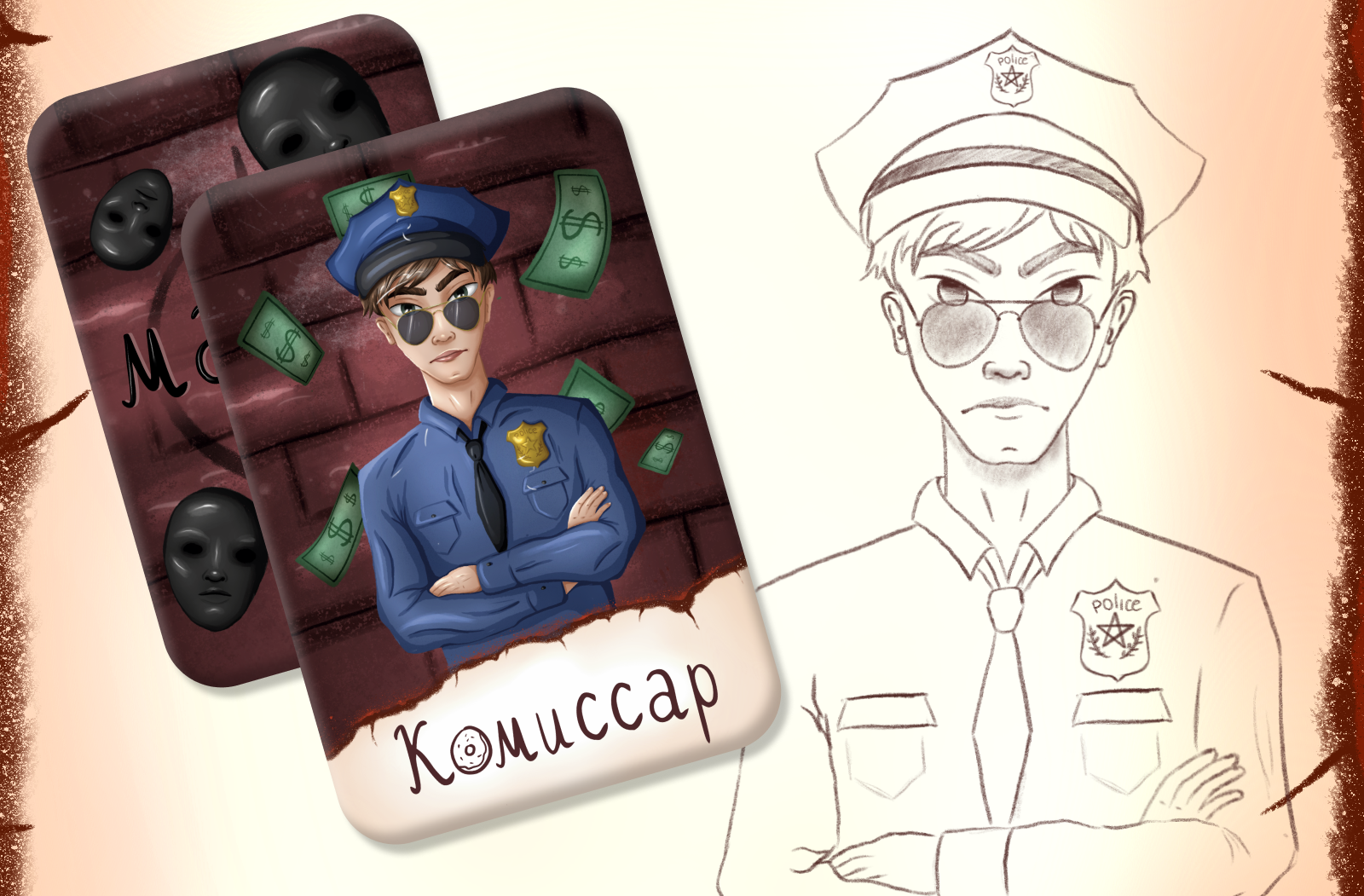 Персонажи для игры "Мафия" — Изображение №5 — Иллюстрация на Dprofile
