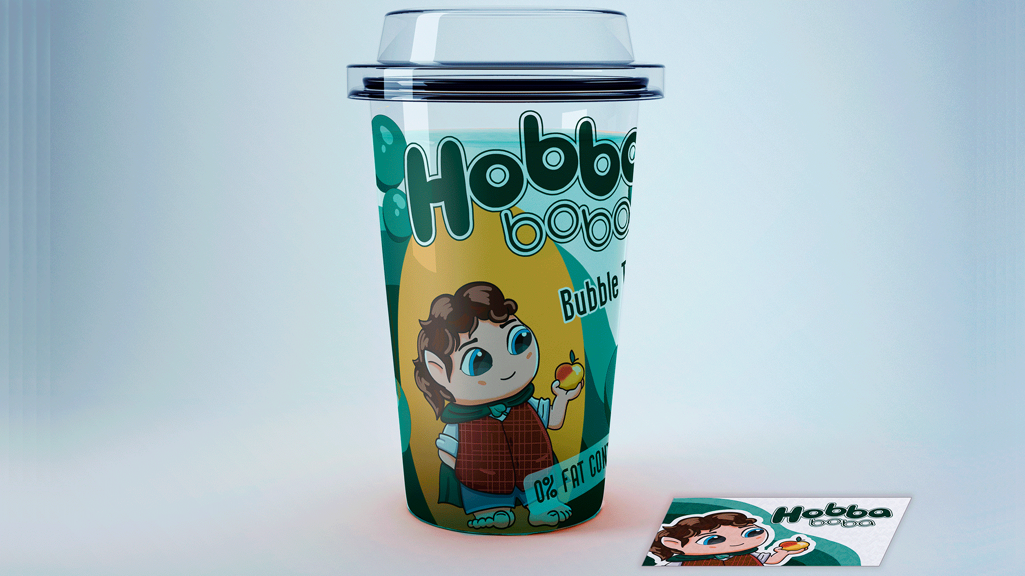 Стаканчик Bubble Tea. Дизайн упаковки, иллюстрация — Изображение №3 — Брендинг, Иллюстрация на Dprofile