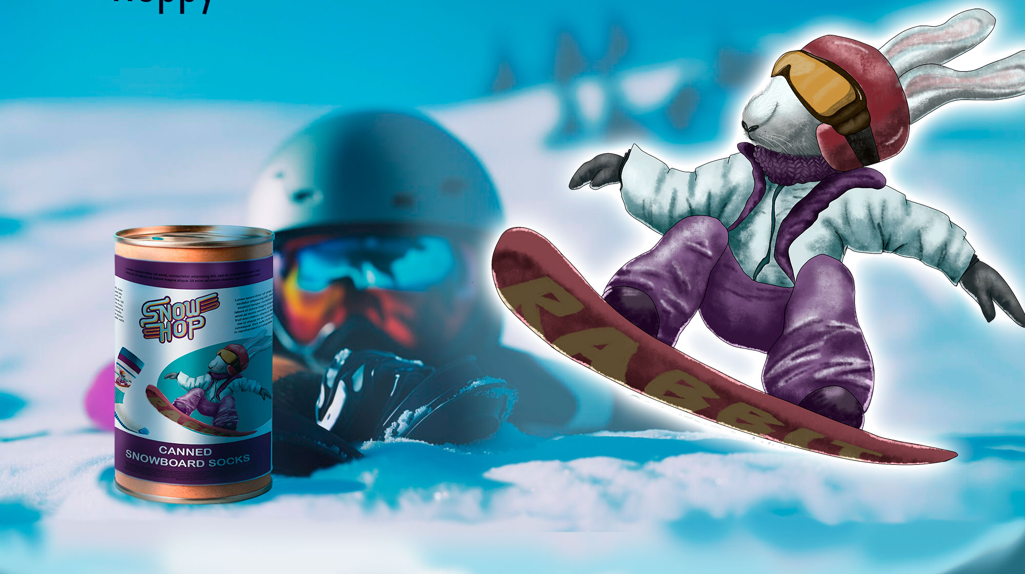 Иллюстрации и дизайн упаковки спортивного снаряжения SNOWHOP — Изображение №4 — Брендинг, Иллюстрация на Dprofile