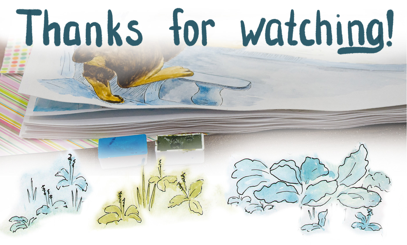 Акварельные иллюстрации для детской книги "Кто сказал мяу" — Изображение №15 — Иллюстрация на Dprofile