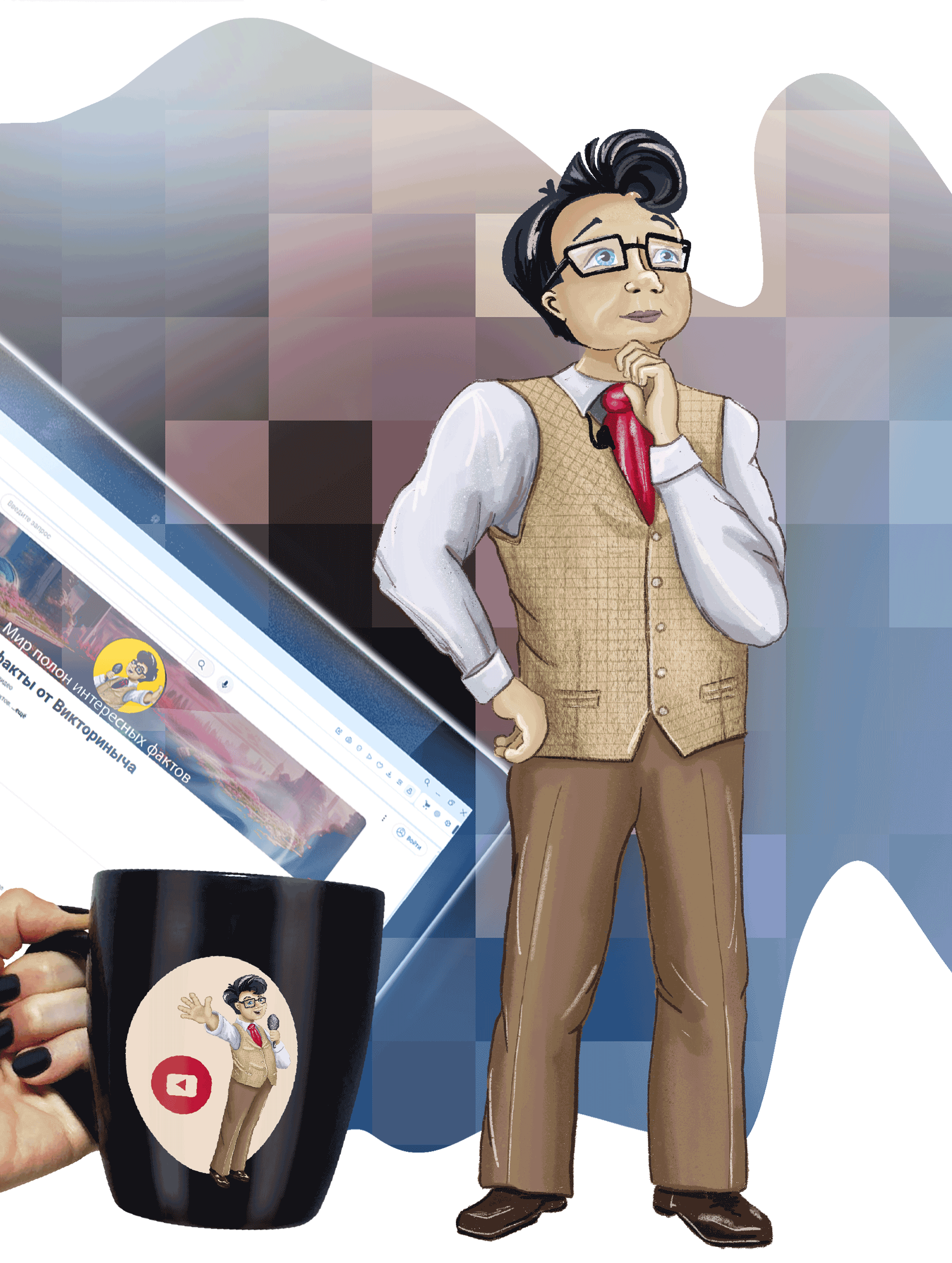 Маскот - персонаж для YouTube канала — Изображение №7 — Брендинг, Иллюстрация на Dprofile