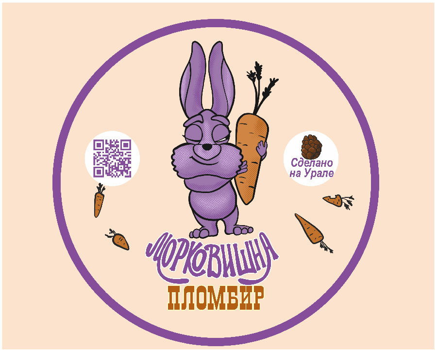 Упаковка мороженого: персонажи, леттеринг, дизайн упаковки — Изображение №6 — Брендинг, Иллюстрация, Графика на Dprofile