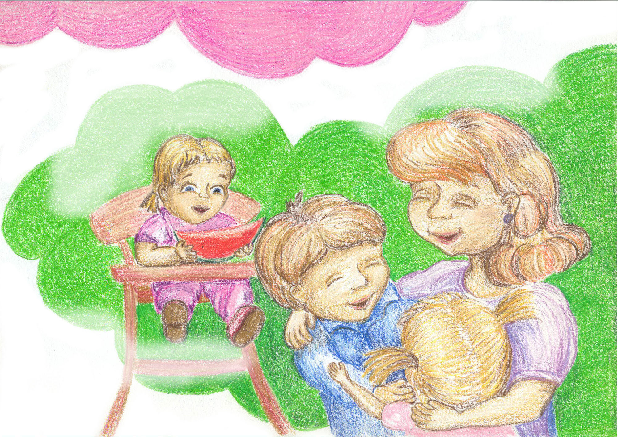 Иллюстрации и обложка для детской книги, карандаш — Изображение №24 — Иллюстрация на Dprofile