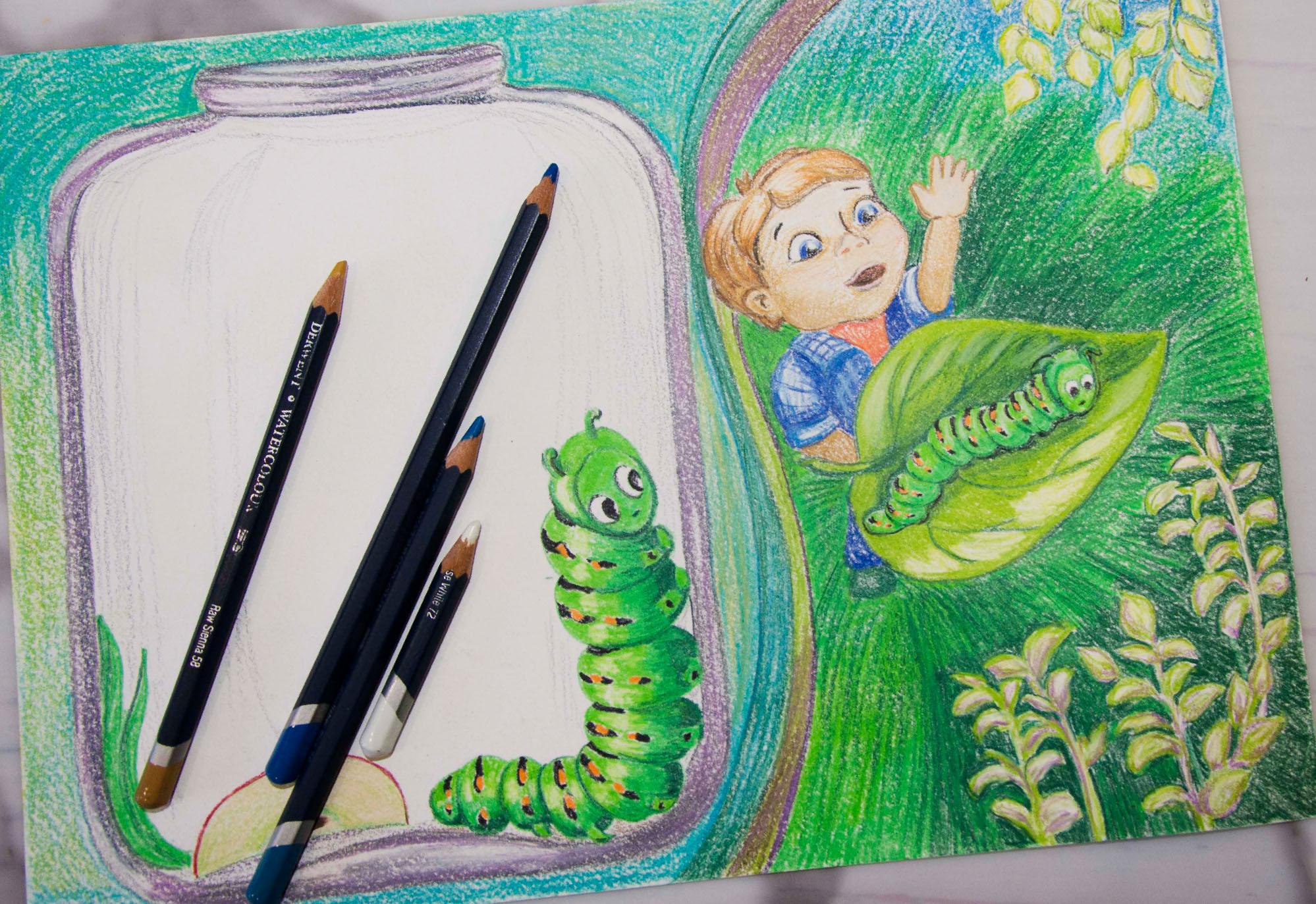 Иллюстрации и обложка для детской книги, карандаш — Изображение №8 — Иллюстрация на Dprofile