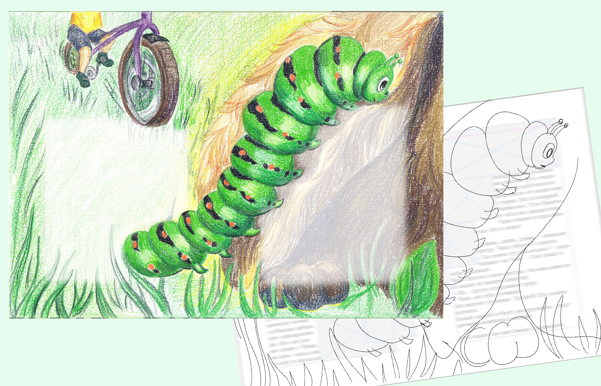 Иллюстрации и обложка для детской книги, карандаш — Изображение №7 — Иллюстрация на Dprofile