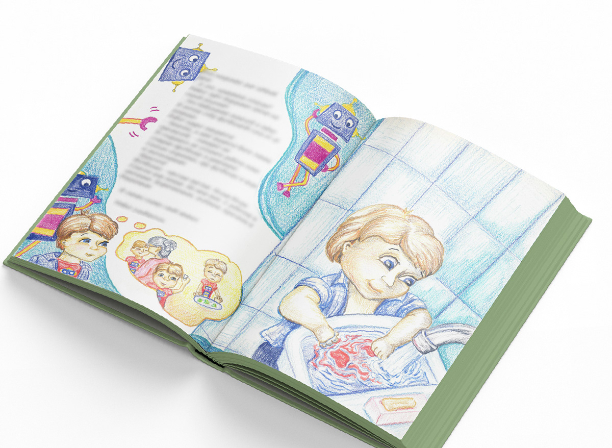 Иллюстрации и обложка для детской книги, карандаш — Изображение №17 — Иллюстрация на Dprofile