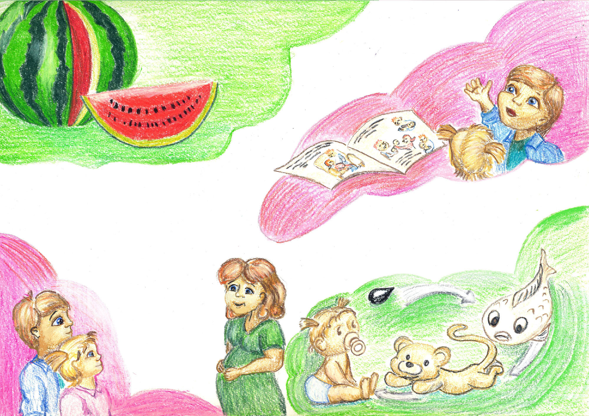 Иллюстрации и обложка для детской книги, карандаш — Изображение №22 — Иллюстрация на Dprofile