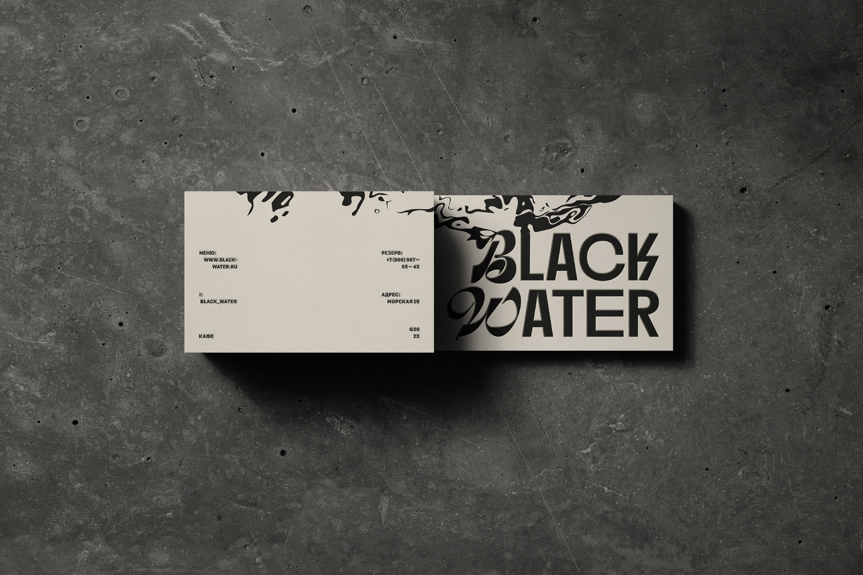BLACK WATER — Изображение №2 — Брендинг на Dprofile