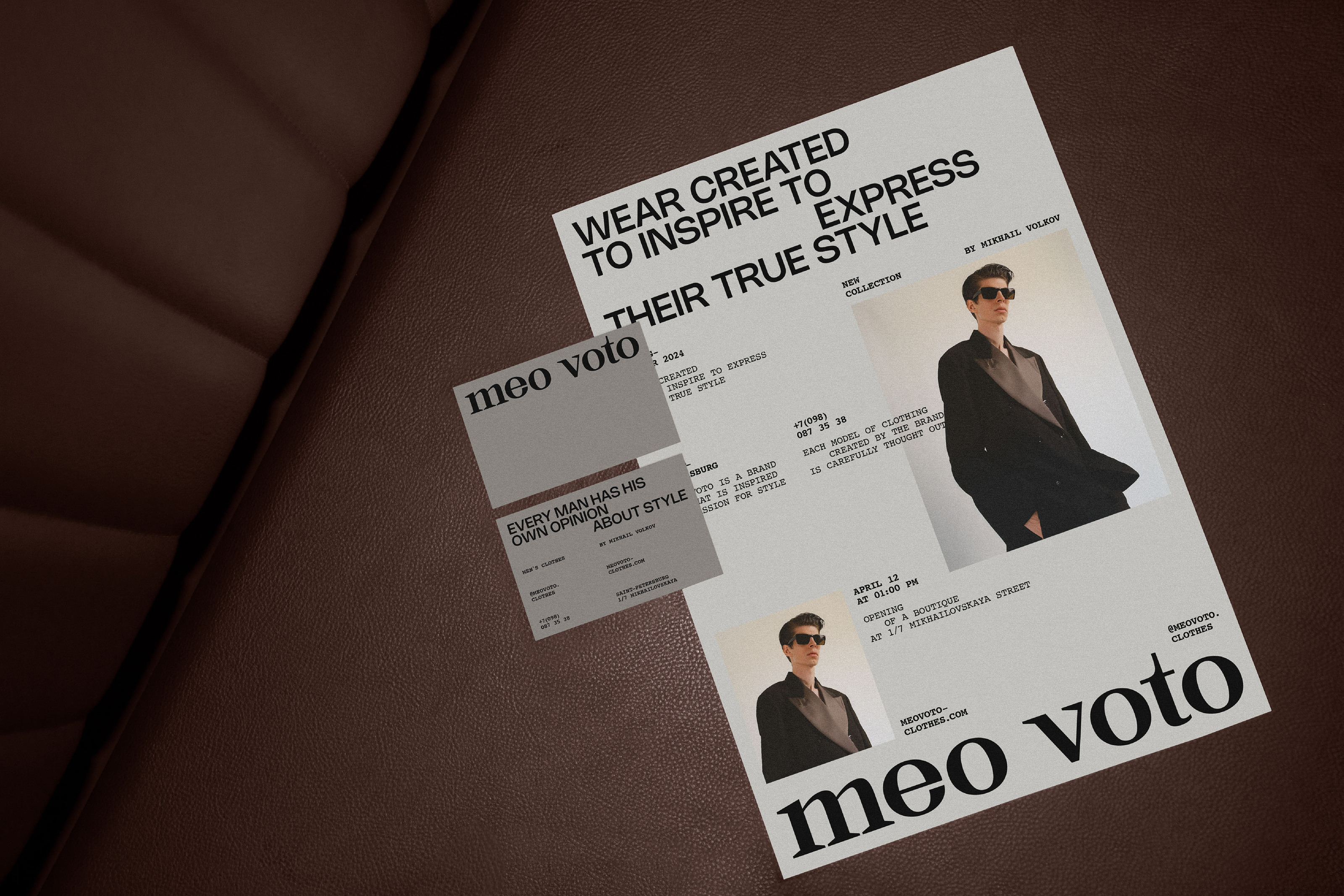 MEO VOTO | МУЖСКАЯ ОДЕЖДА — Изображение №9 — Брендинг на Dprofile