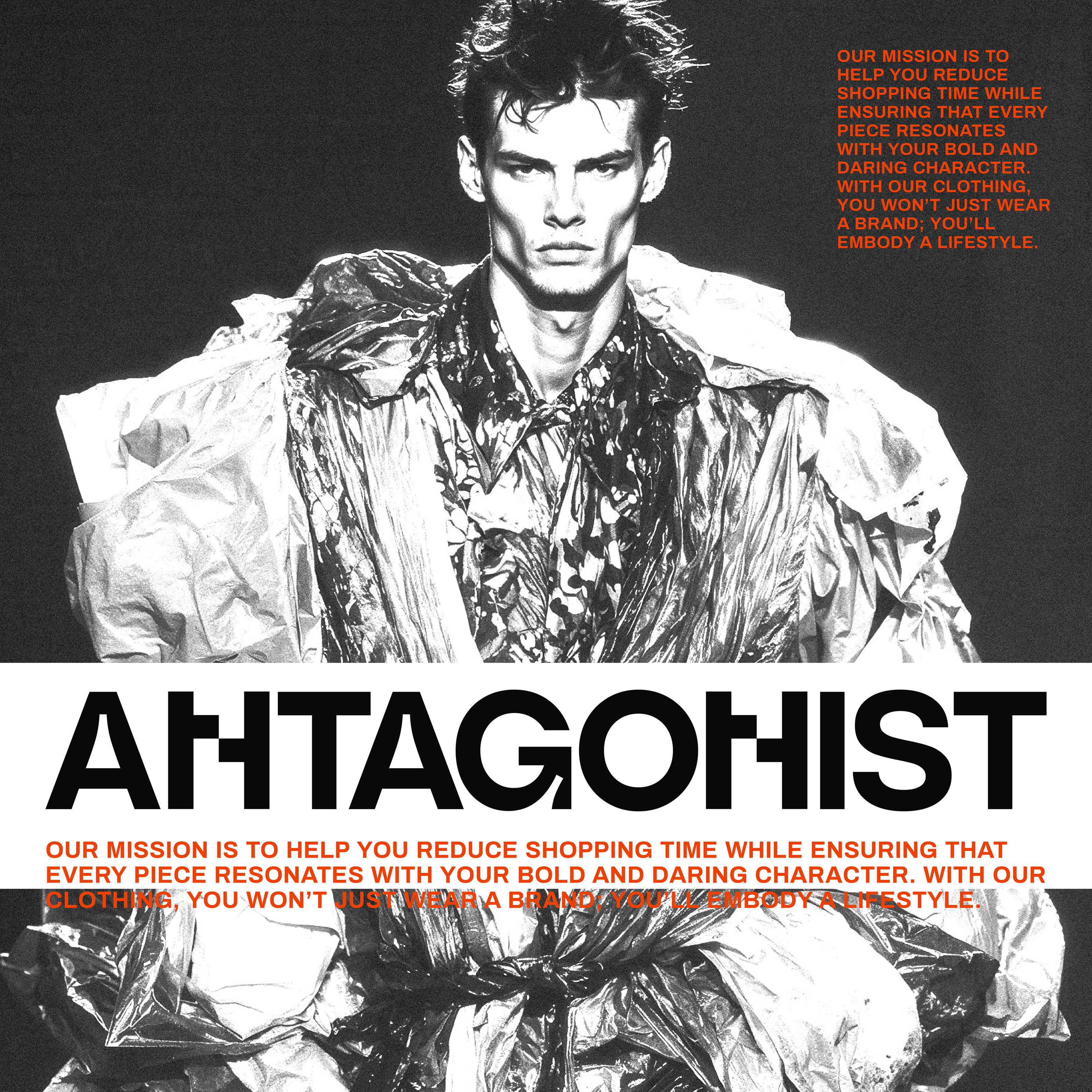 ANTAGONIST | Brand identity | Men's clothing brand — Изображение №1 — Брендинг на Dprofile