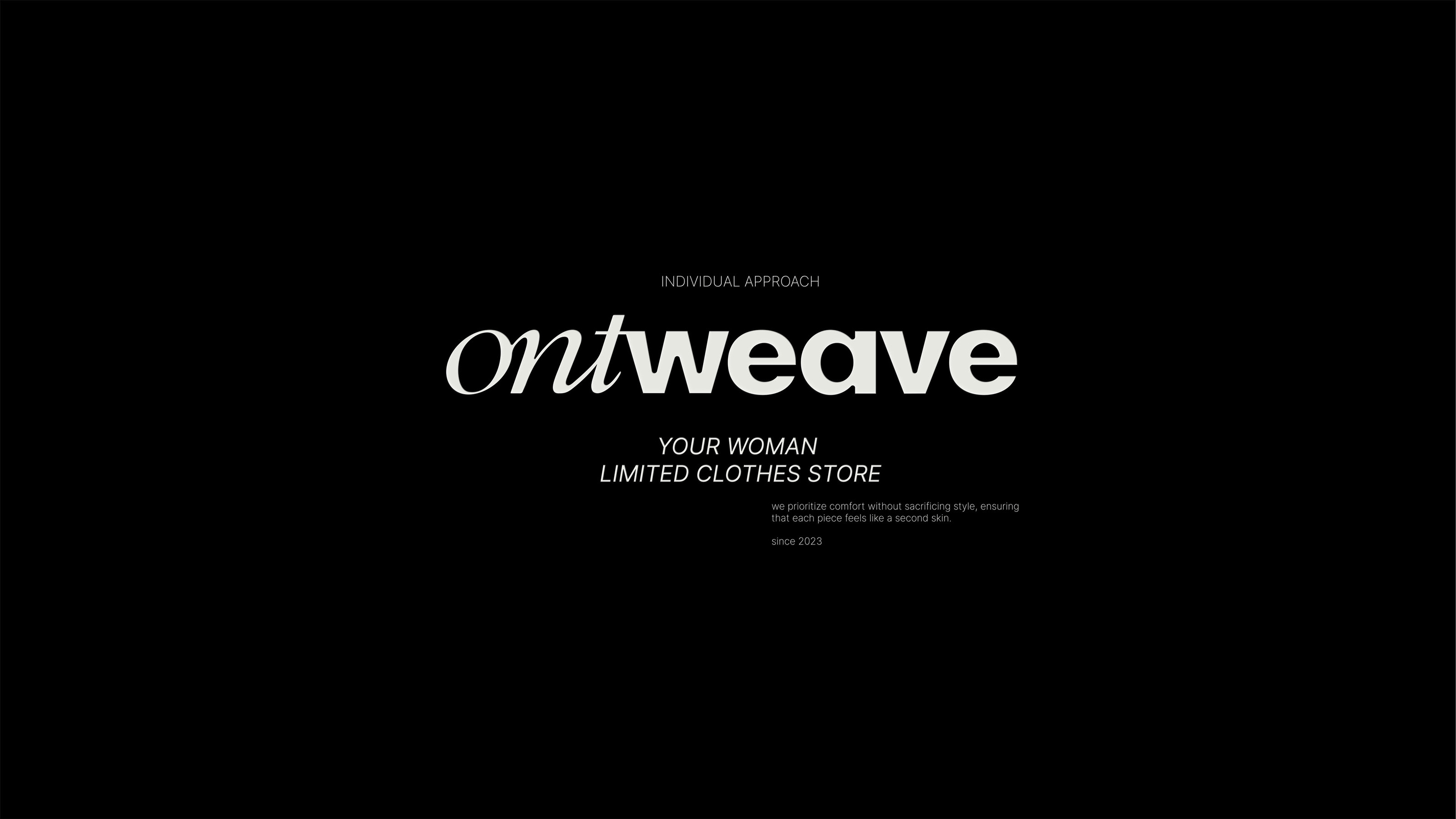 ONTWEAVE brand identity — Изображение №3 — Брендинг, Графика на Dprofile