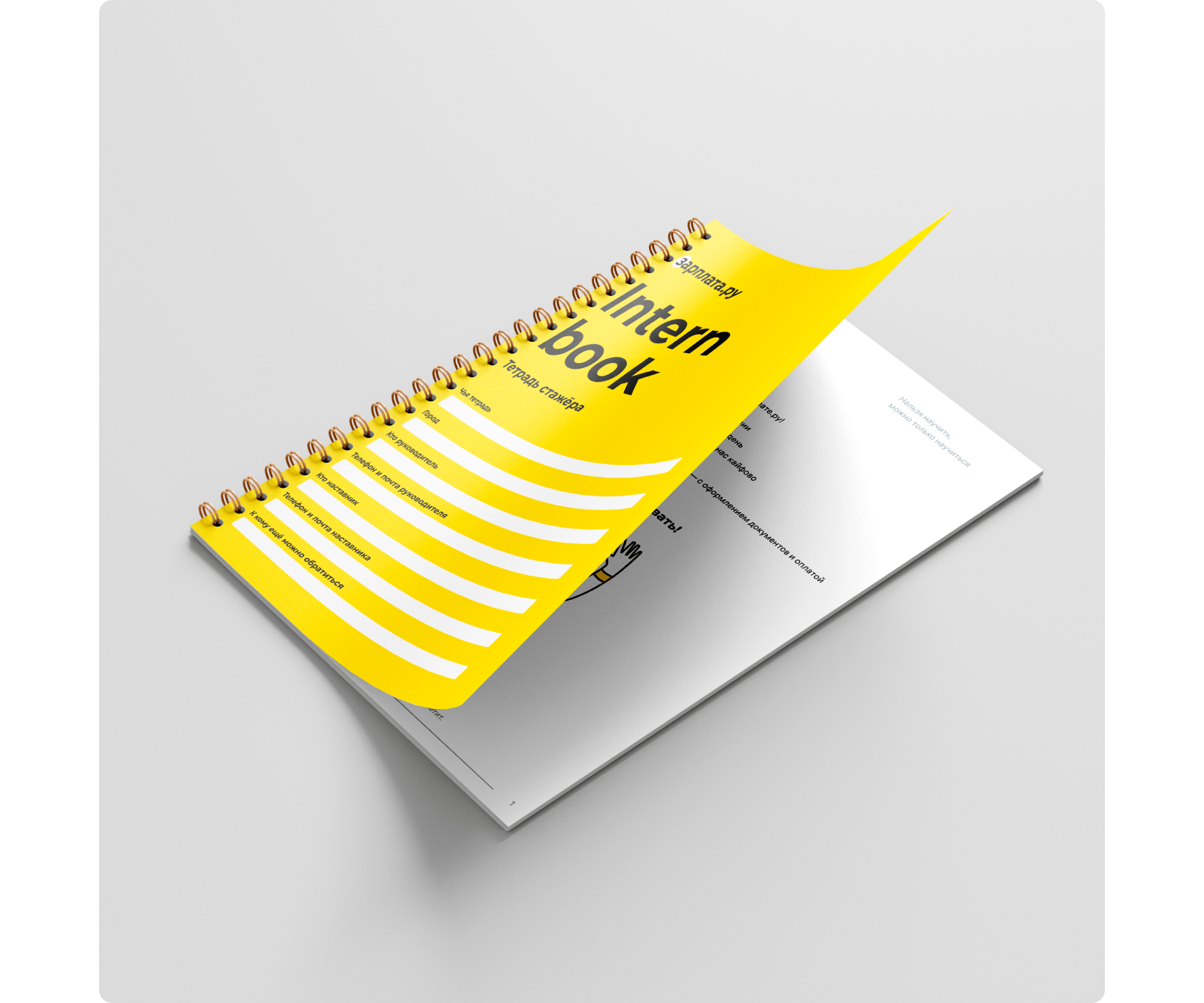 Тетрадь стажёра Зарплаты.ру — Изображение №3 — Брендинг, Графика на Dprofile