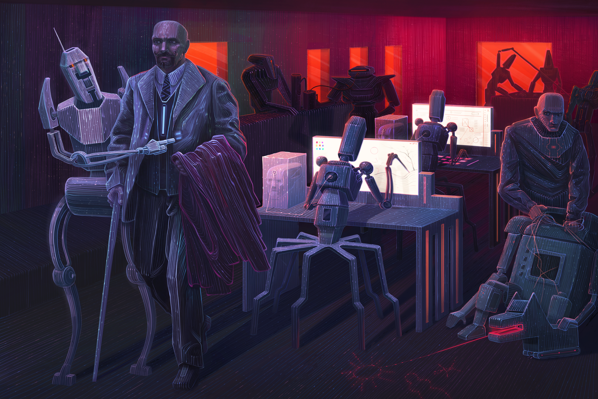 Проект 2023, часть 2 — Изображение №9 — Иллюстрация на Dprofile