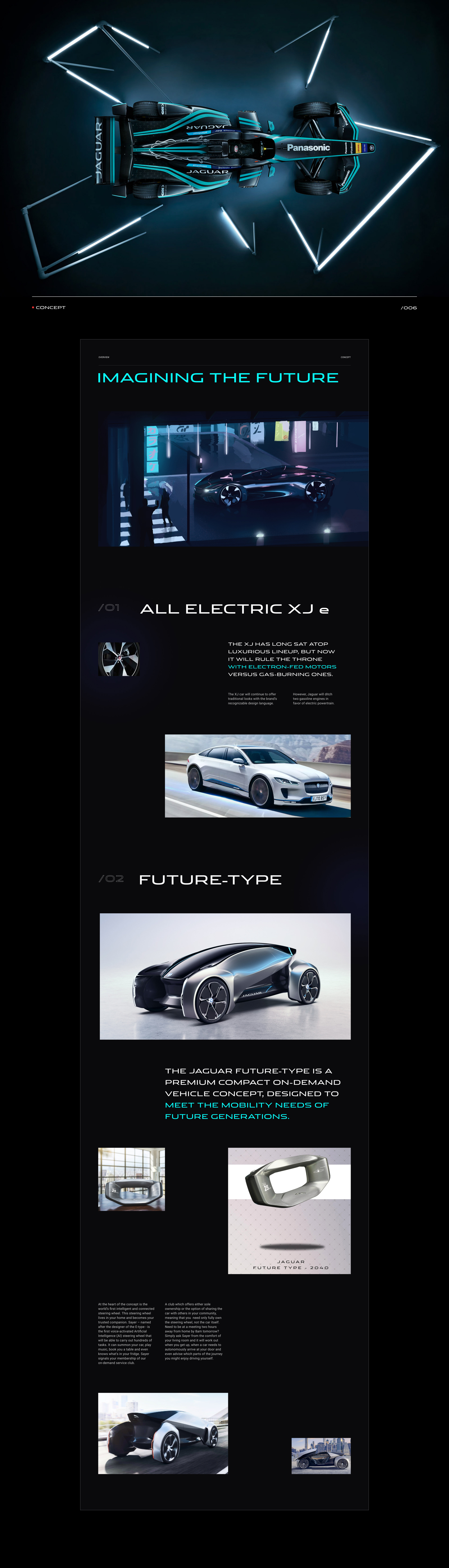 Jaguar — редизайн сайта автомобилей — Изображение №9 — Интерфейсы, Брендинг, Иллюстрация на Dprofile
