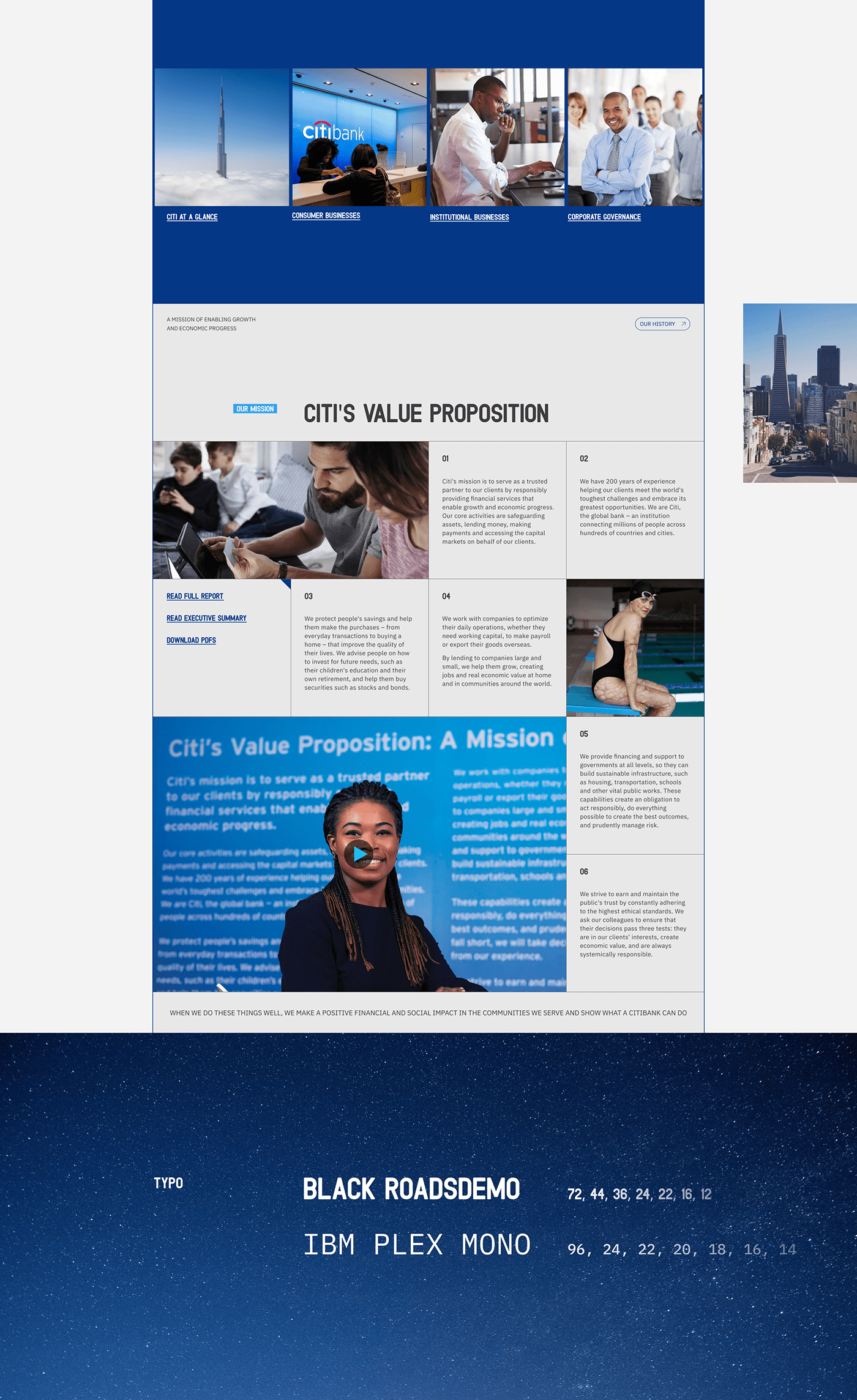 Citi — редизайн сайта Всемирного банка — Изображение №9 — Интерфейсы, Брендинг, Иллюстрация на Dprofile