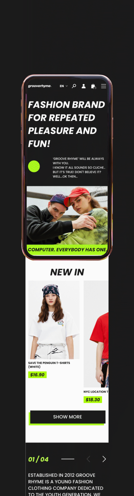 Grooverhyme — Изображение №8 — Интерфейсы на Dprofile