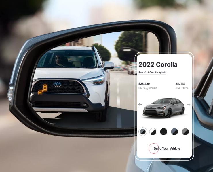 Toyota website на Dprofile