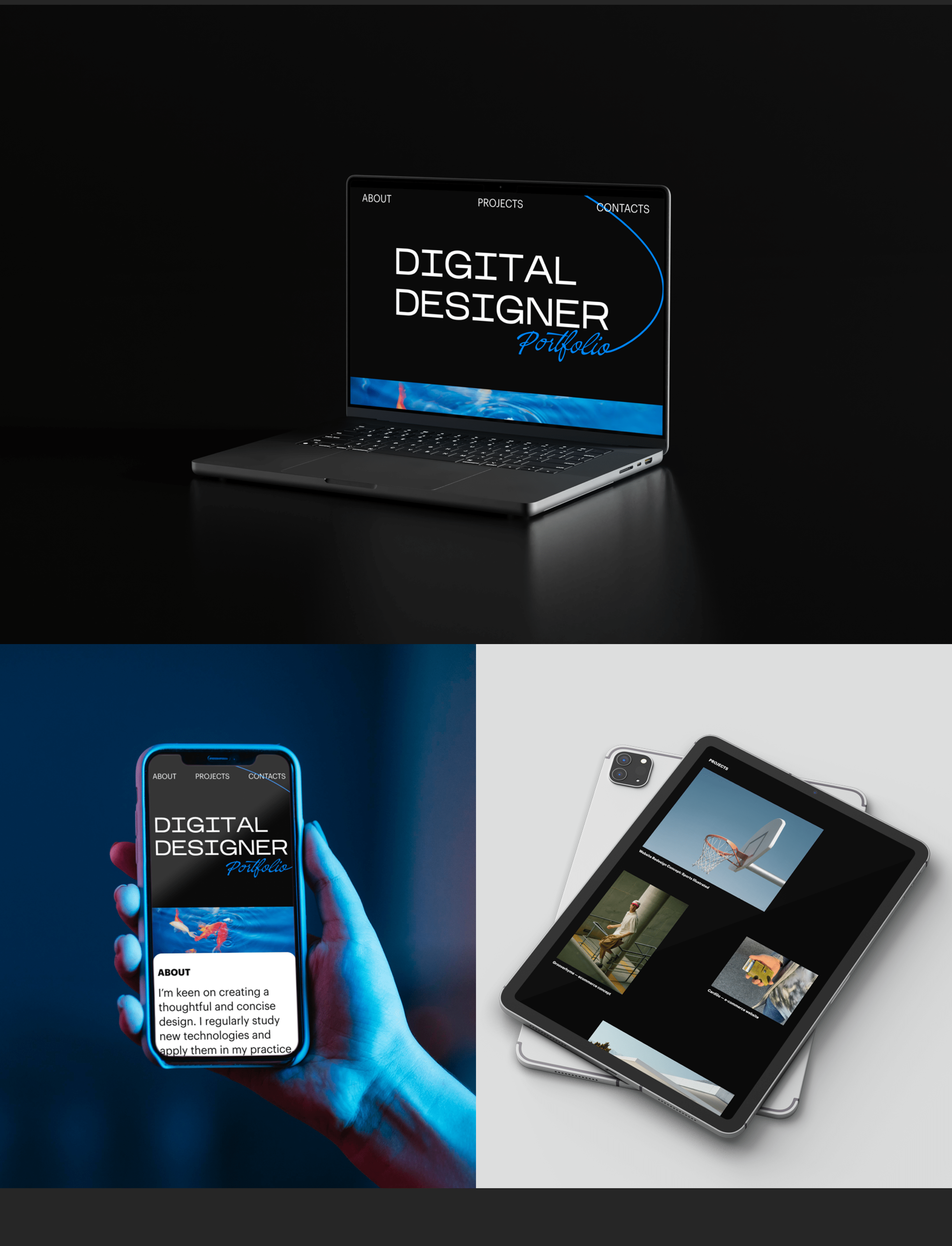Portfolio Website — Изображение №2 — Интерфейсы на Dprofile