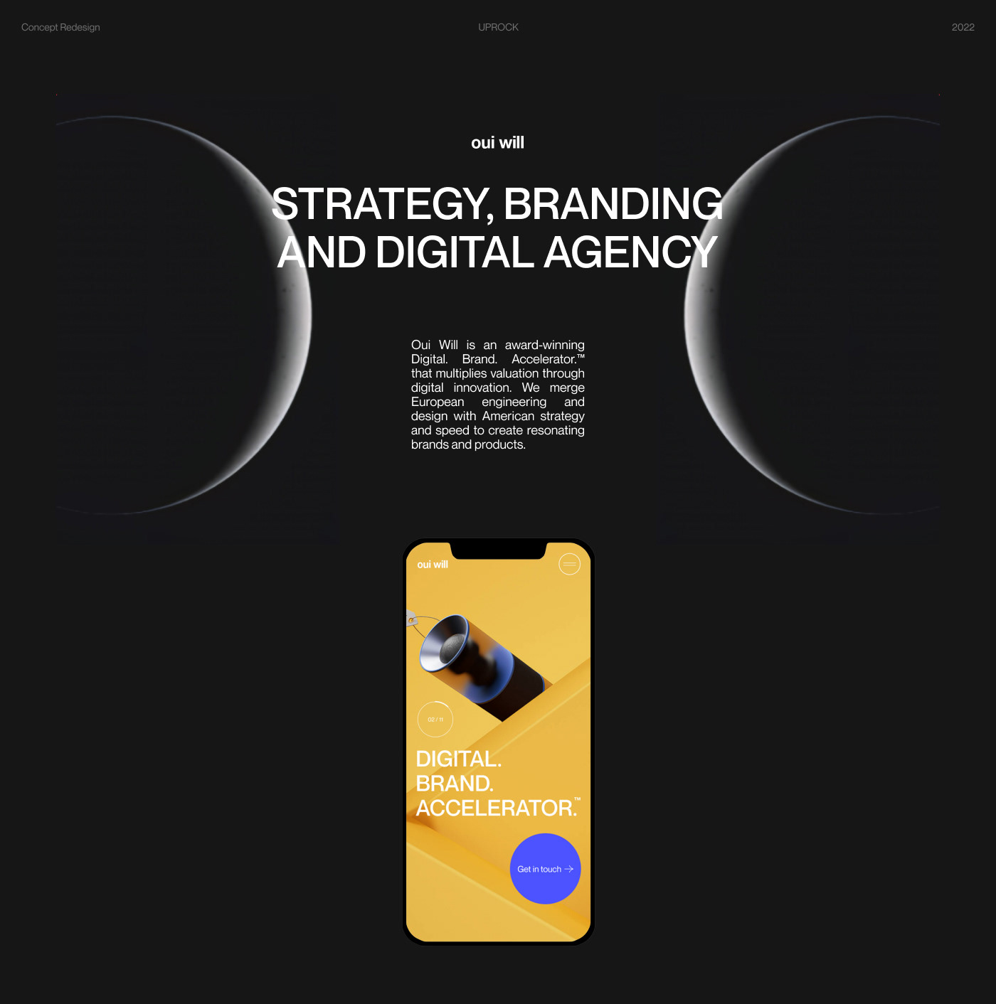 Ouwill | Digital Agency Website Concept — Изображение №1 — Интерфейсы на Dprofile