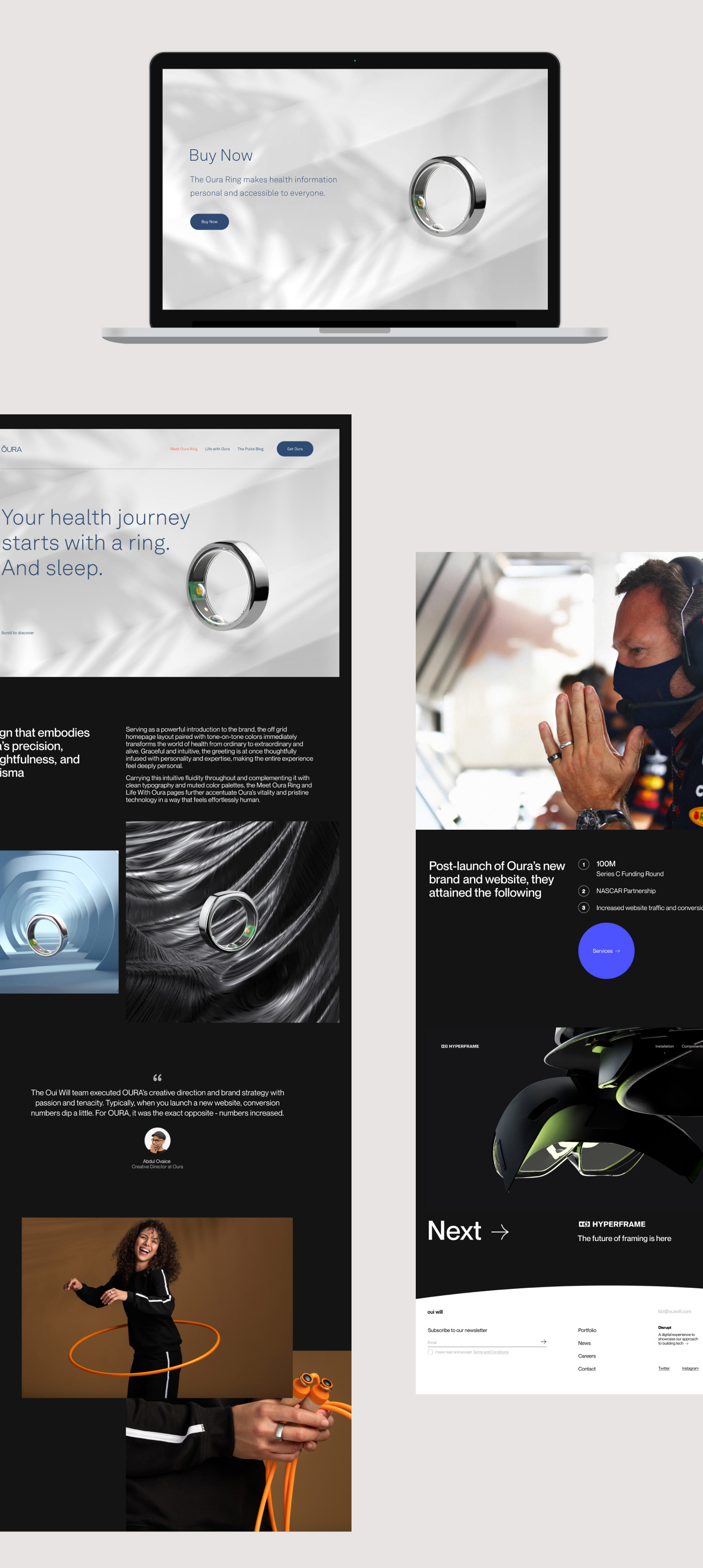 Ouwill | Digital Agency Website Concept — Изображение №6 — Интерфейсы на Dprofile