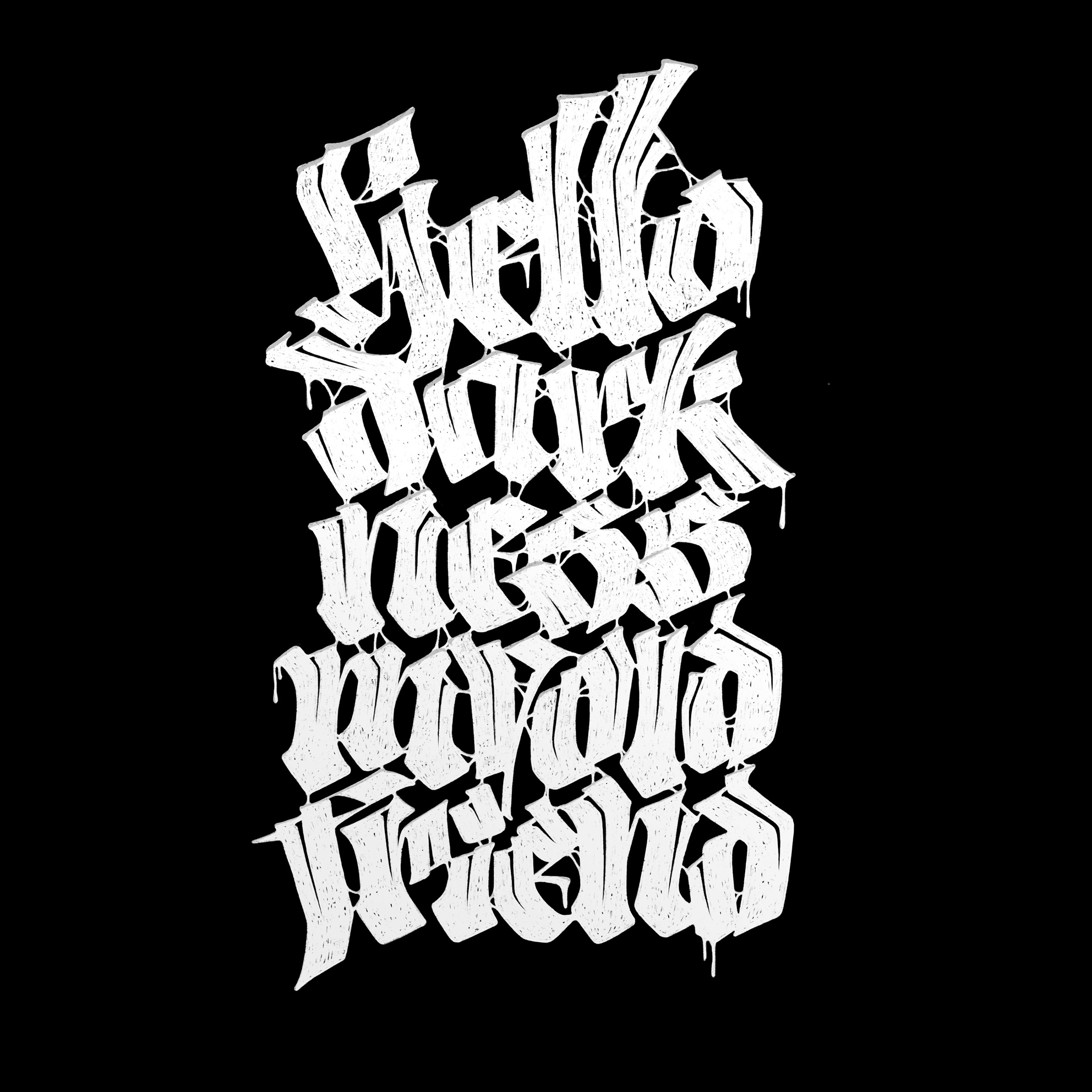 Lettering For Fun #1 — Изображение №2 — Иллюстрация, Графика на Dprofile