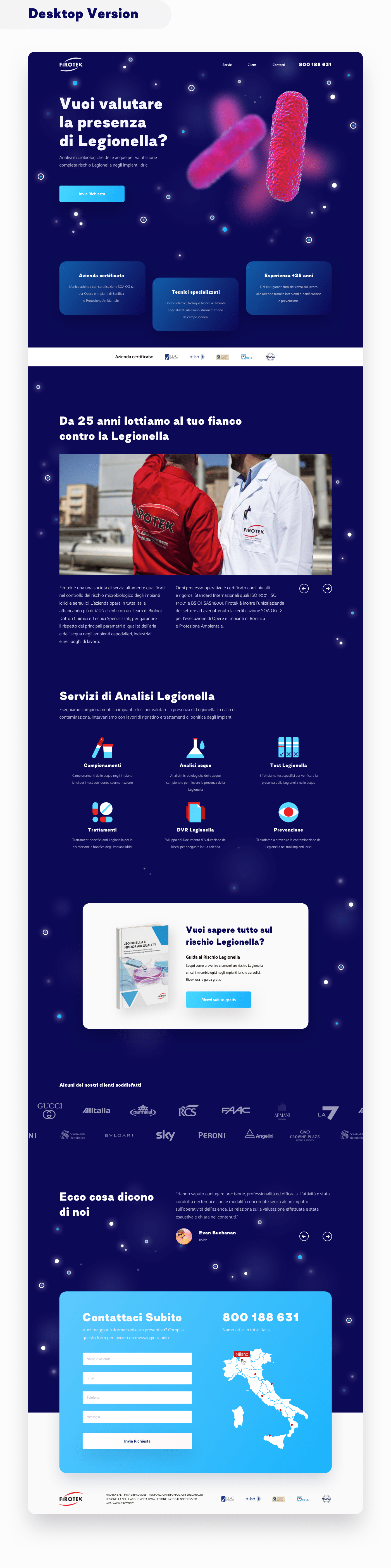 Firotek Landing Page — Изображение №5 — Маркетинг на Dprofile