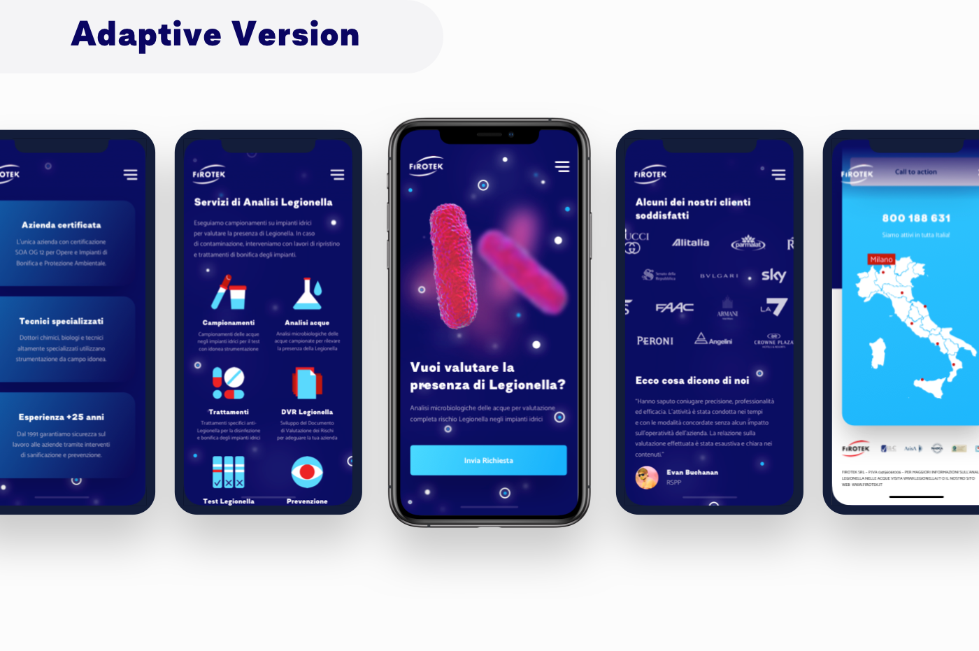 Firotek Landing Page — Изображение №6 — Маркетинг на Dprofile