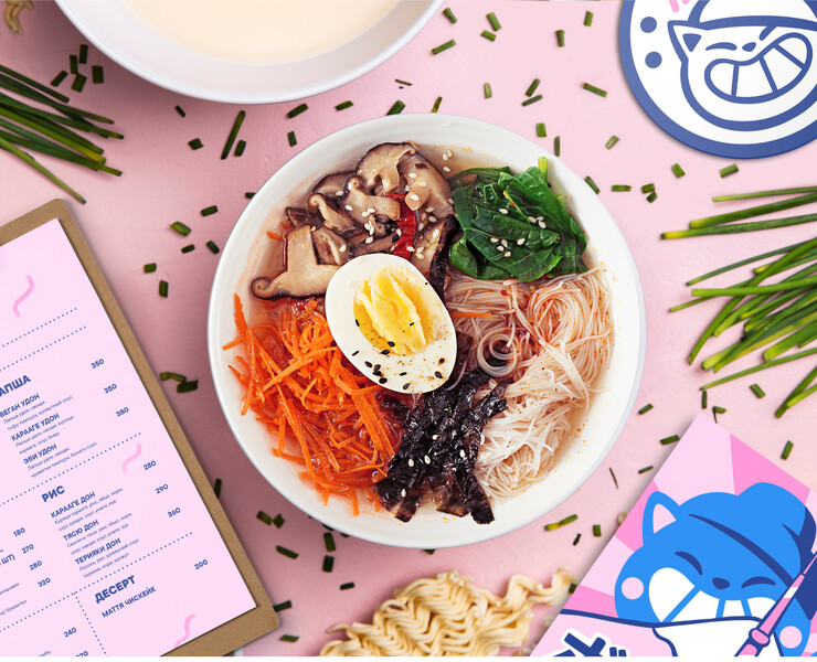 Bomu Restaurant — Брендинг, Иллюстрация на Dprofile