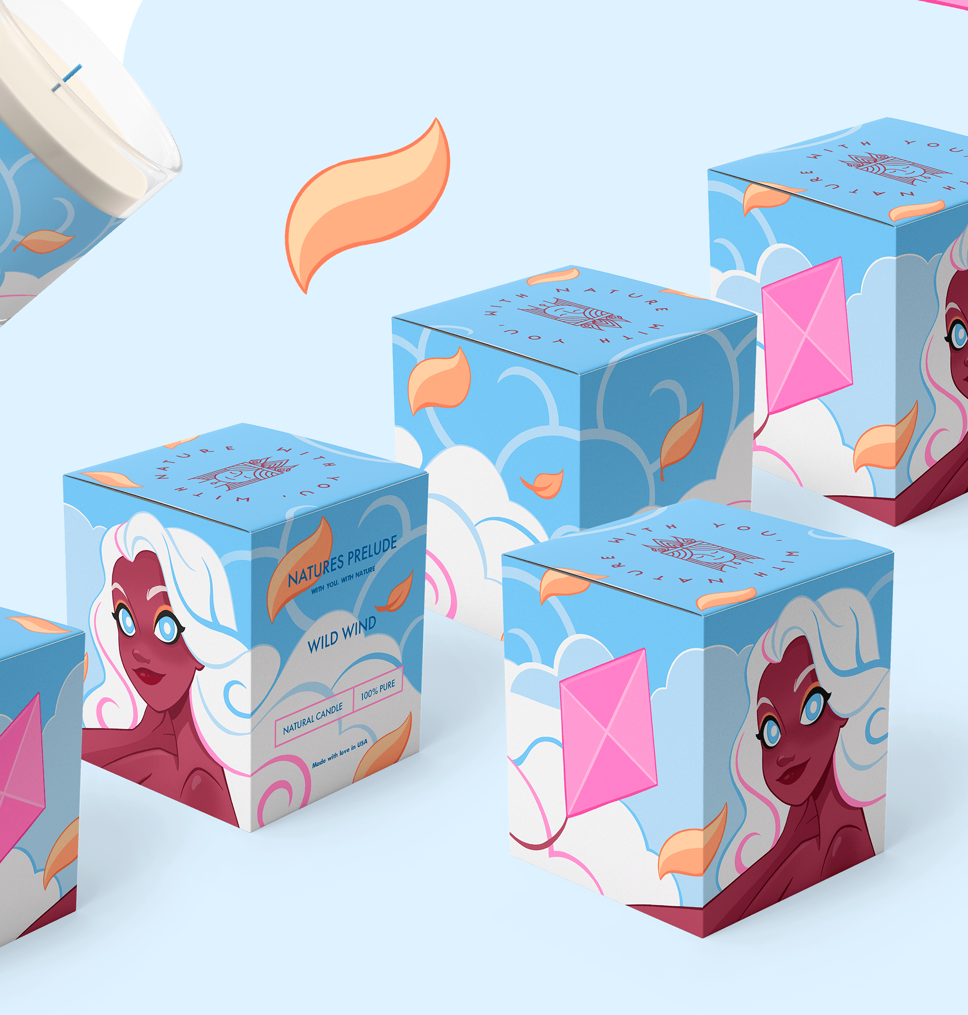 NATURE'S PRELUDE - Candle Packaging — Изображение №6 — Брендинг, Графика на Dprofile