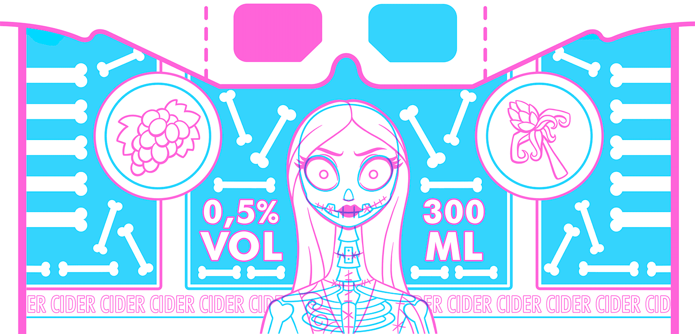InCyder X-Rey - CIDER LABEL | Packaging — Изображение №4 — Брендинг, Графика на Dprofile