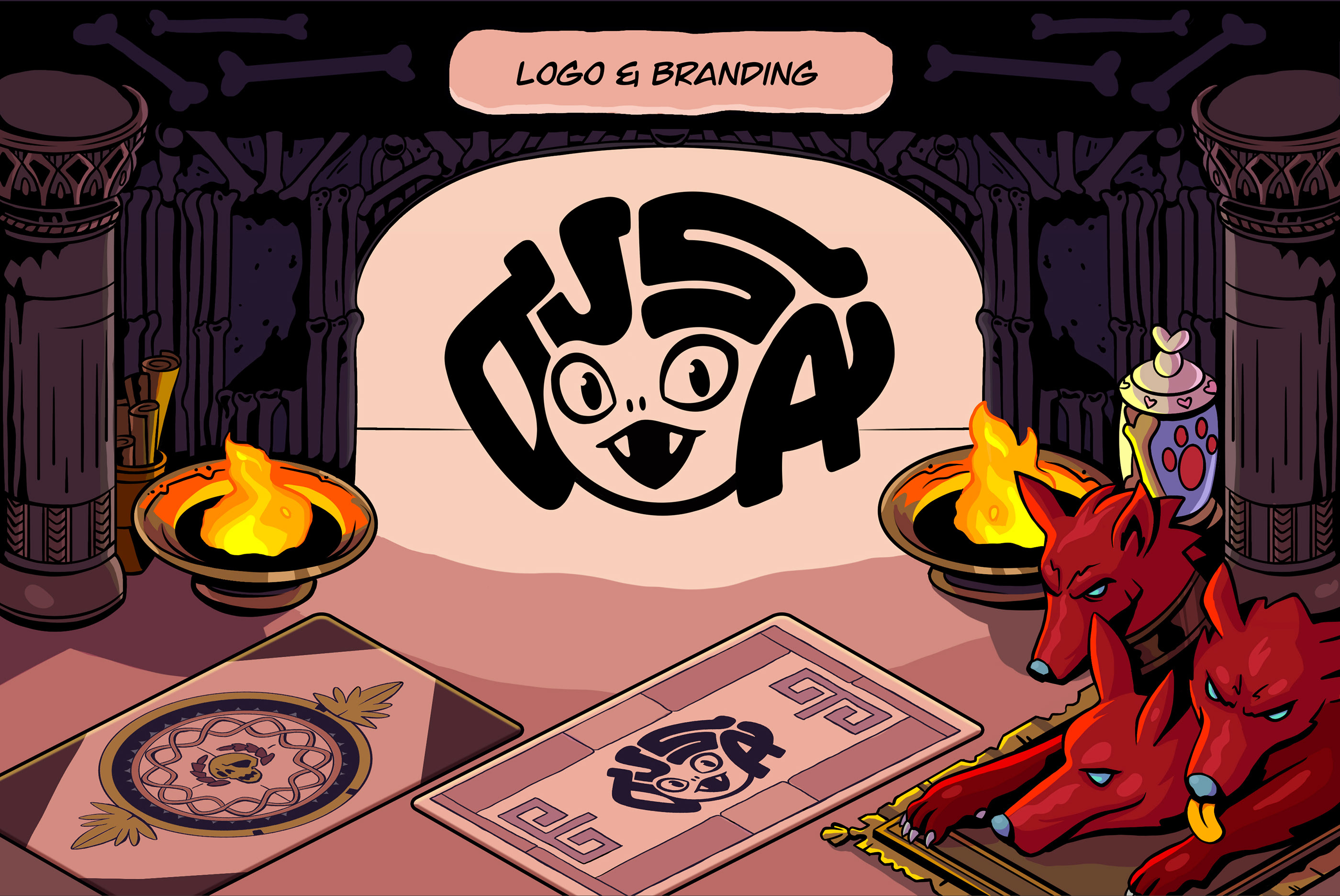 HADES Game Art— Branding & Packaging — Изображение №6 — Брендинг, Иллюстрация на Dprofile