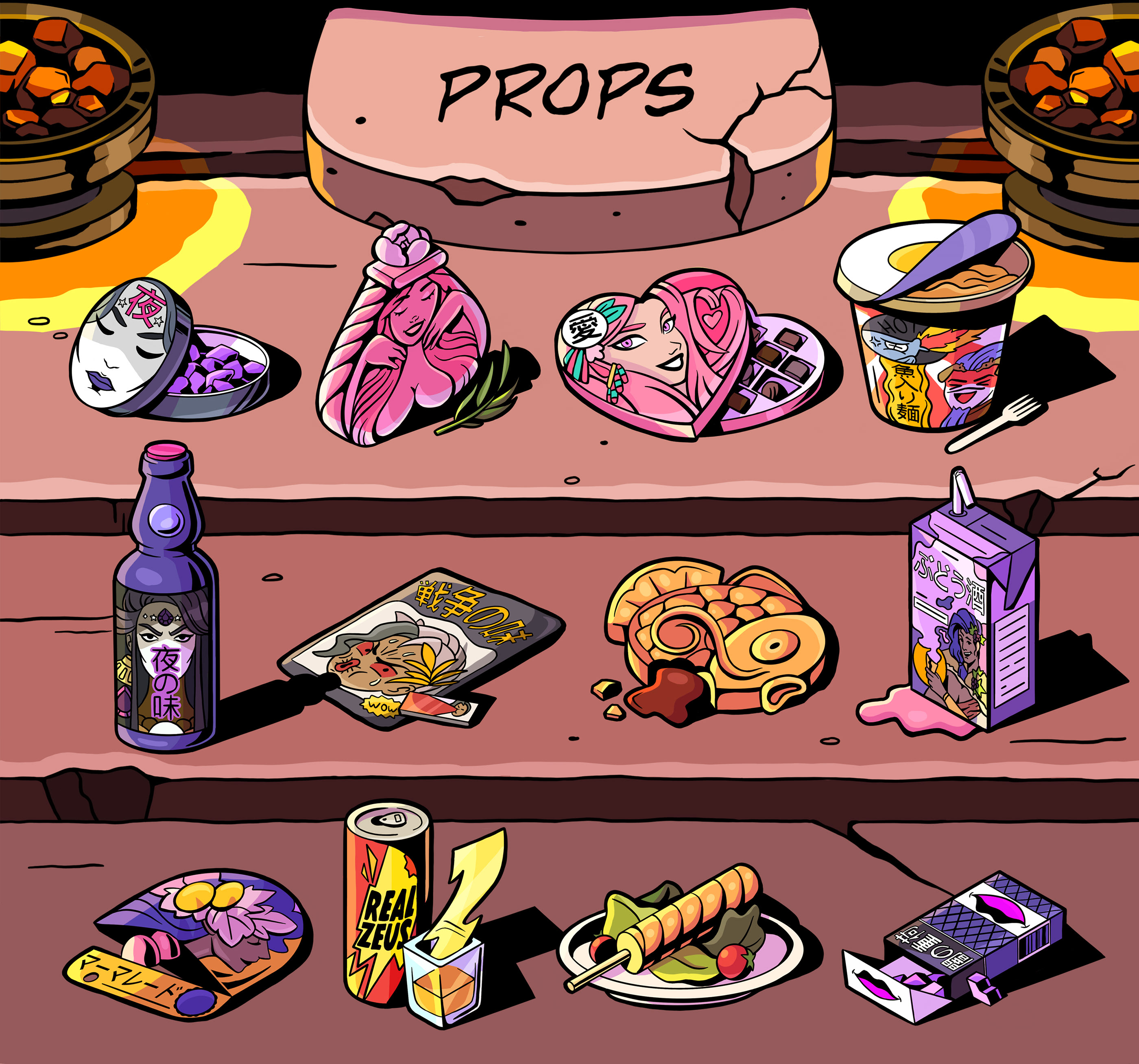 HADES Game Art— Branding & Packaging — Изображение №2 — Брендинг, Иллюстрация на Dprofile