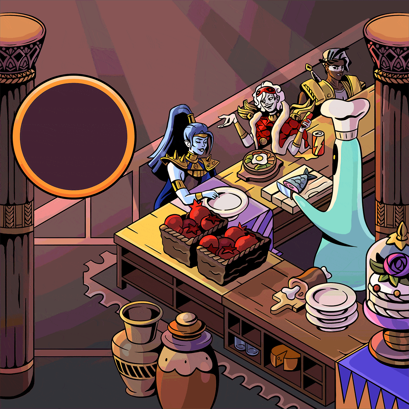 HADES Game Art— Branding & Packaging — Изображение №4 — Брендинг, Иллюстрация на Dprofile