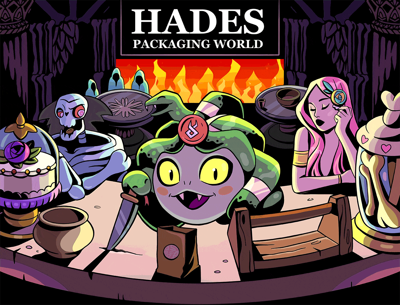 HADES Game Art— Branding & Packaging — Изображение №1 — Брендинг, Иллюстрация на Dprofile