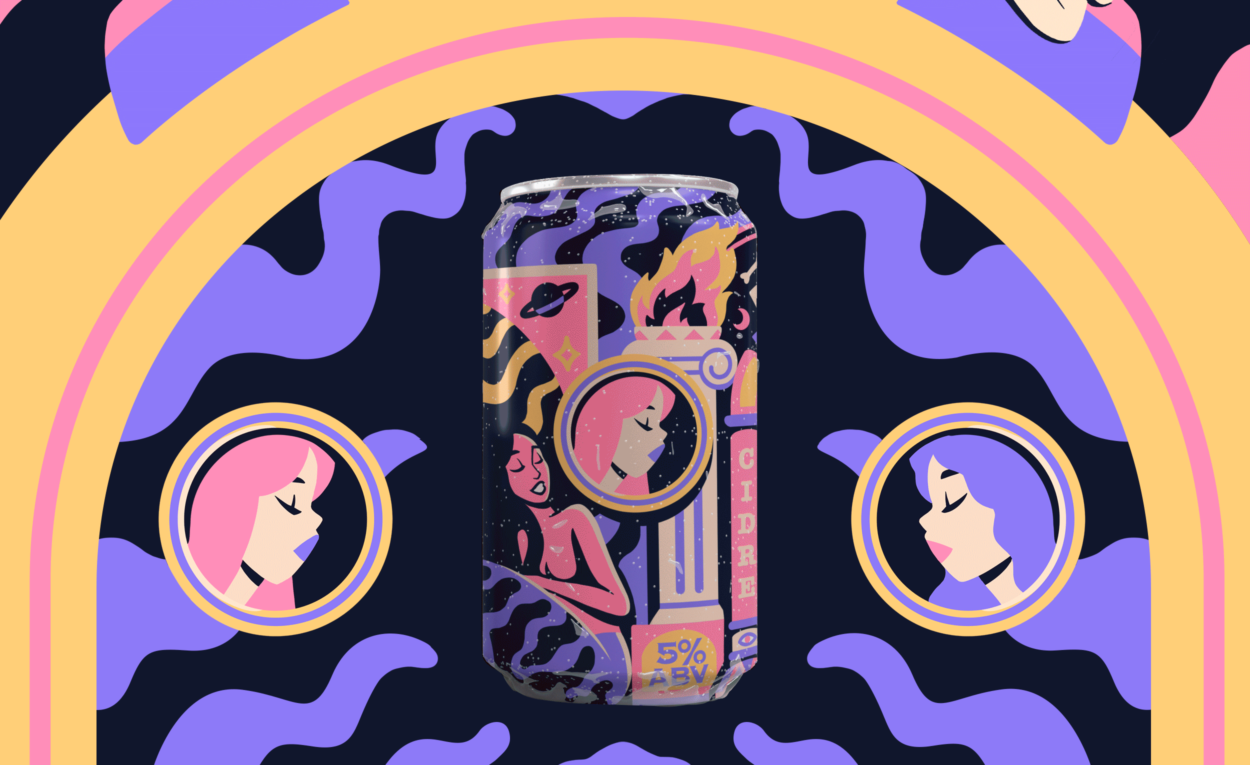 On the Bones - CIDER LABEL. Packaging — Изображение №2 — Брендинг, Иллюстрация на Dprofile