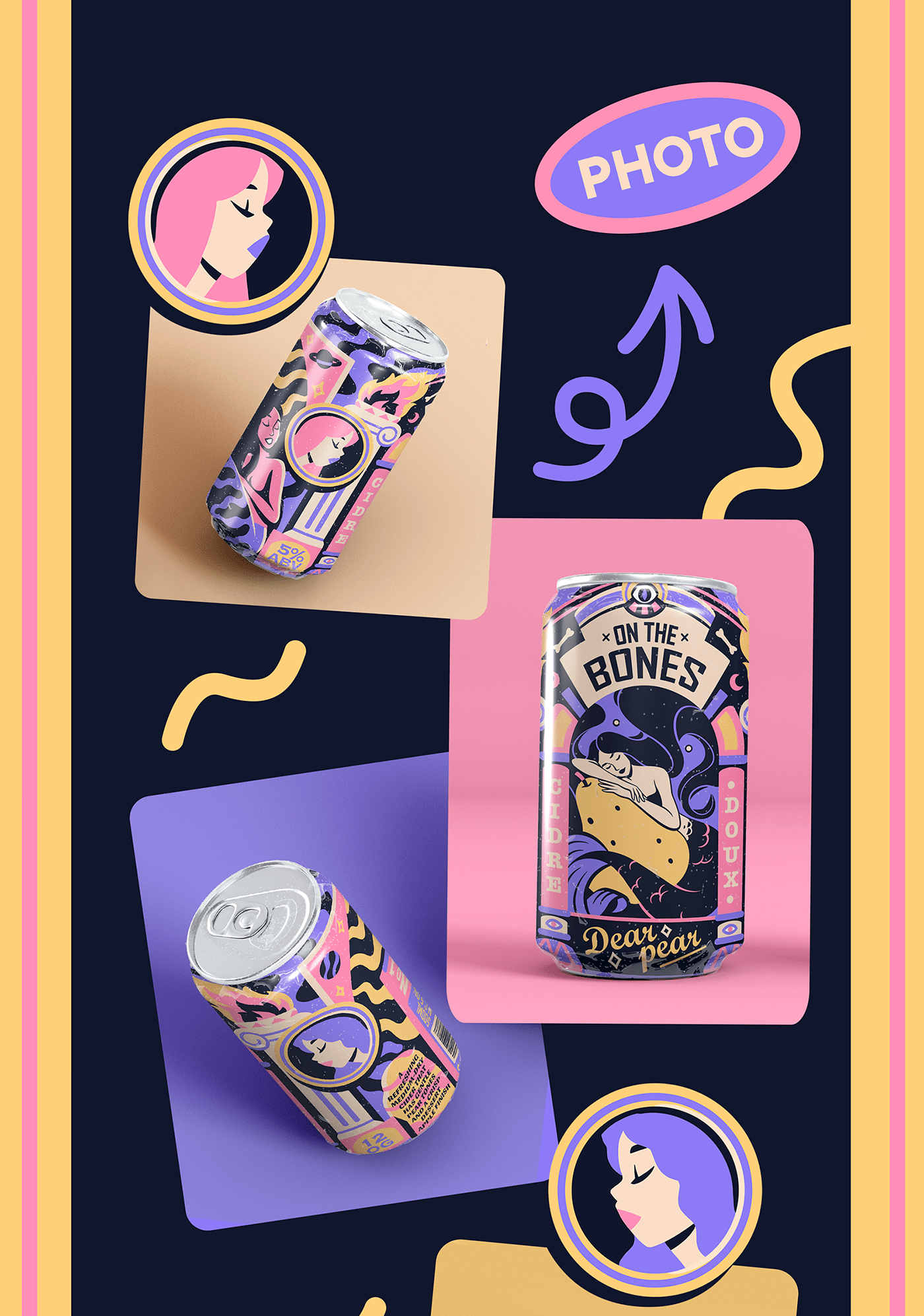 On the Bones - CIDER LABEL. Packaging — Изображение №10 — Брендинг, Иллюстрация на Dprofile