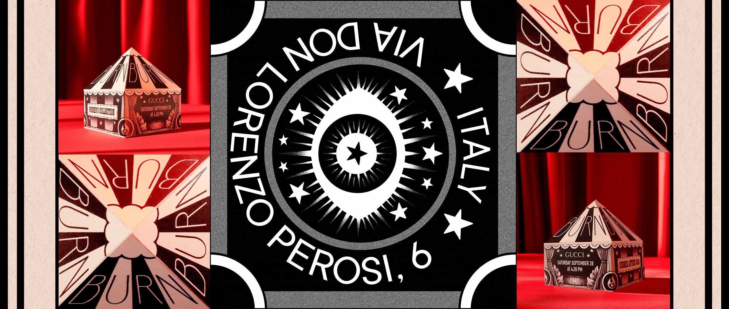 Women's Fashion Show invitation | Gucci — Изображение №11 — Брендинг, Графика на Dprofile