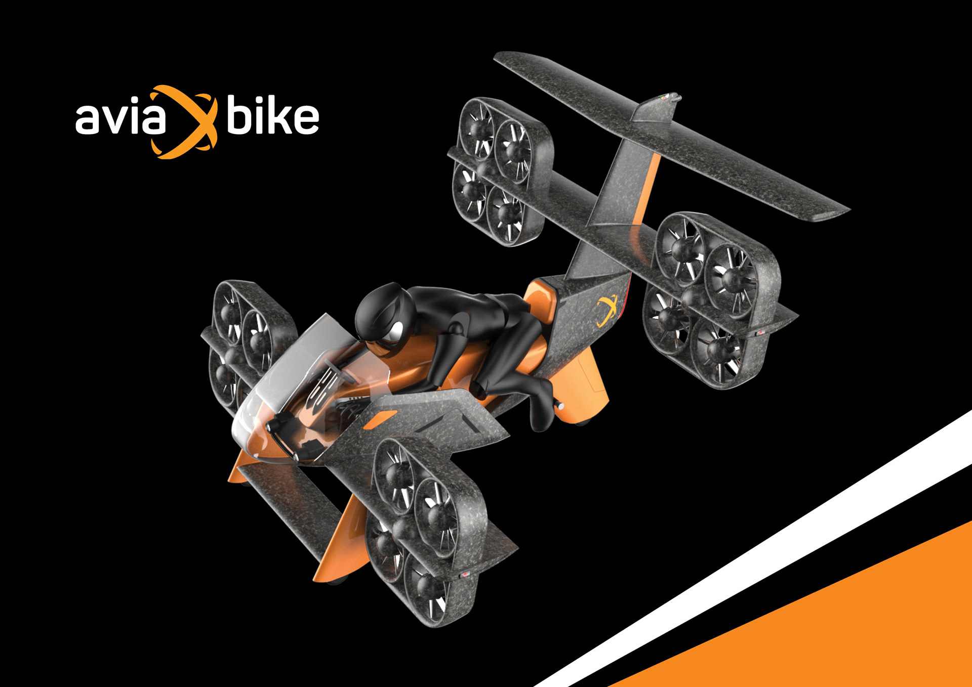AEROXO aviabike concept — Изображение №1 — Иллюстрация, Графика, 3D на Dprofile