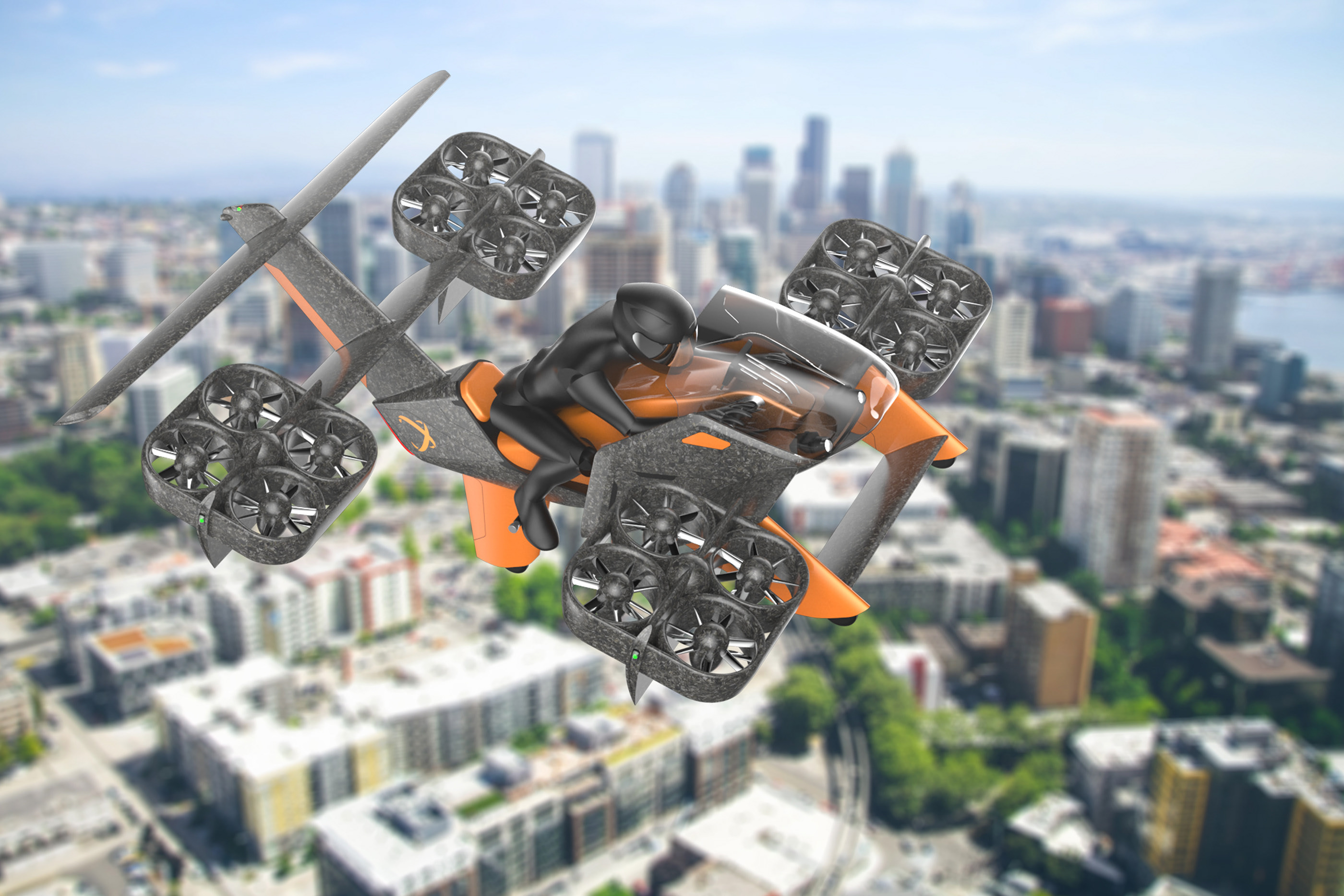 AEROXO aviabike concept — Изображение №17 — Иллюстрация, Графика, 3D на Dprofile